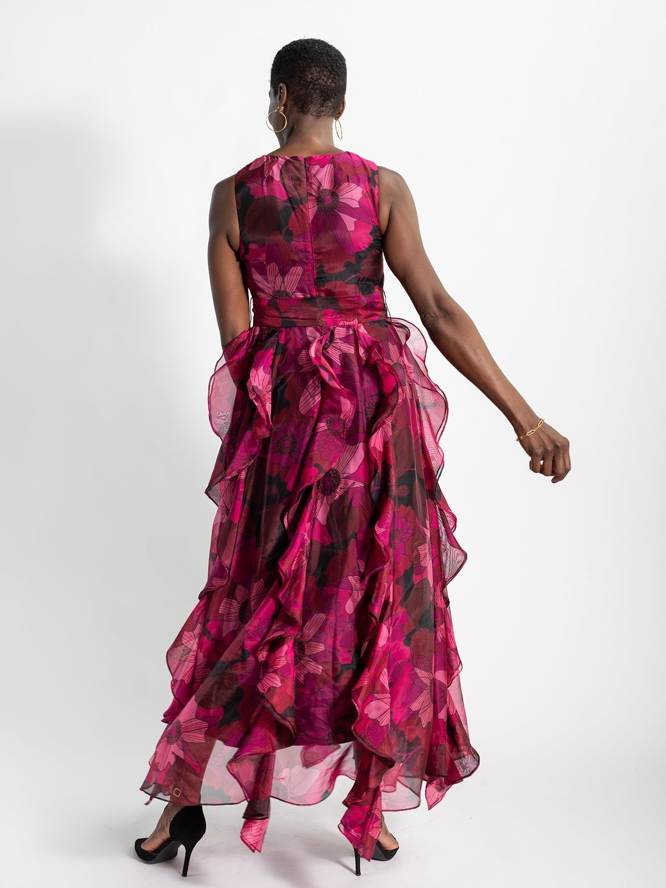 ROSALIND dress Wild Bloom Magenta - Lesley Evers - Dress - formal - Shop