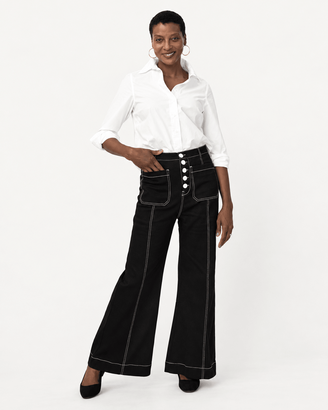 ROXANNE pant Black - Lesley Evers-denim-denim pant-pant