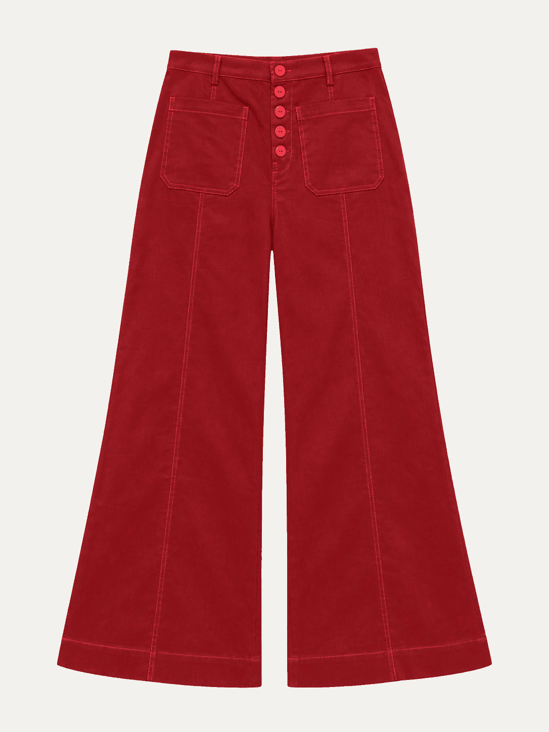 ROXANNE pant Burgundy - Lesley Evers-denim pant-pant-Roxanne