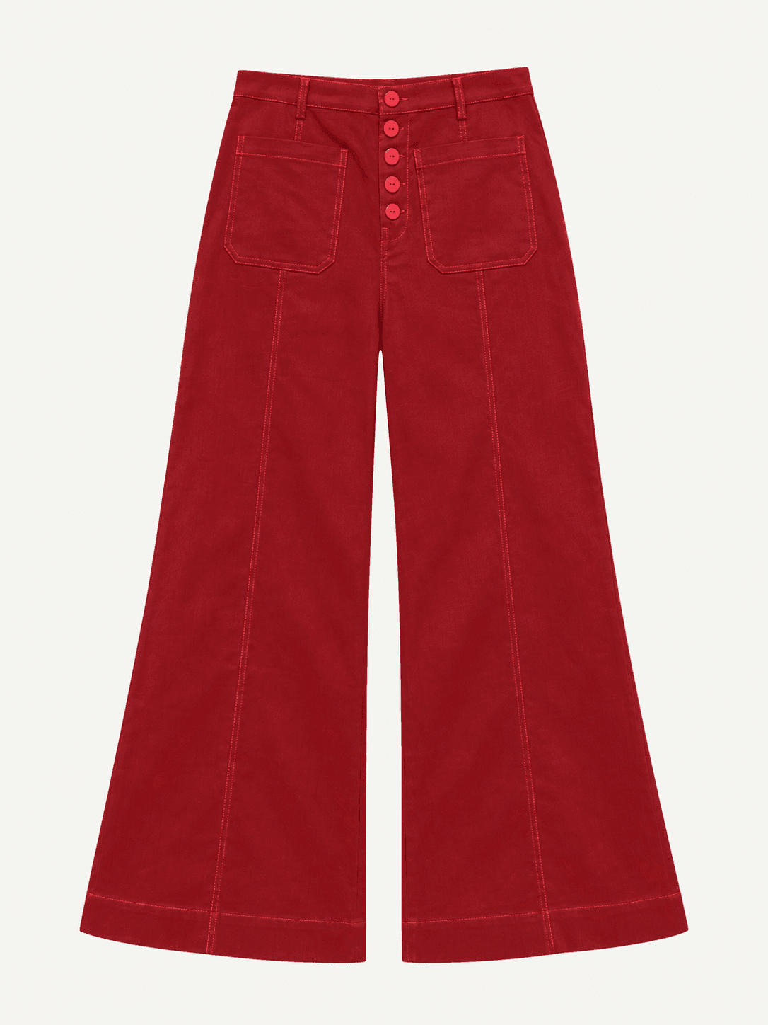 ROXANNE pant Burgundy - Lesley Evers-denim pant-pant-Roxanne