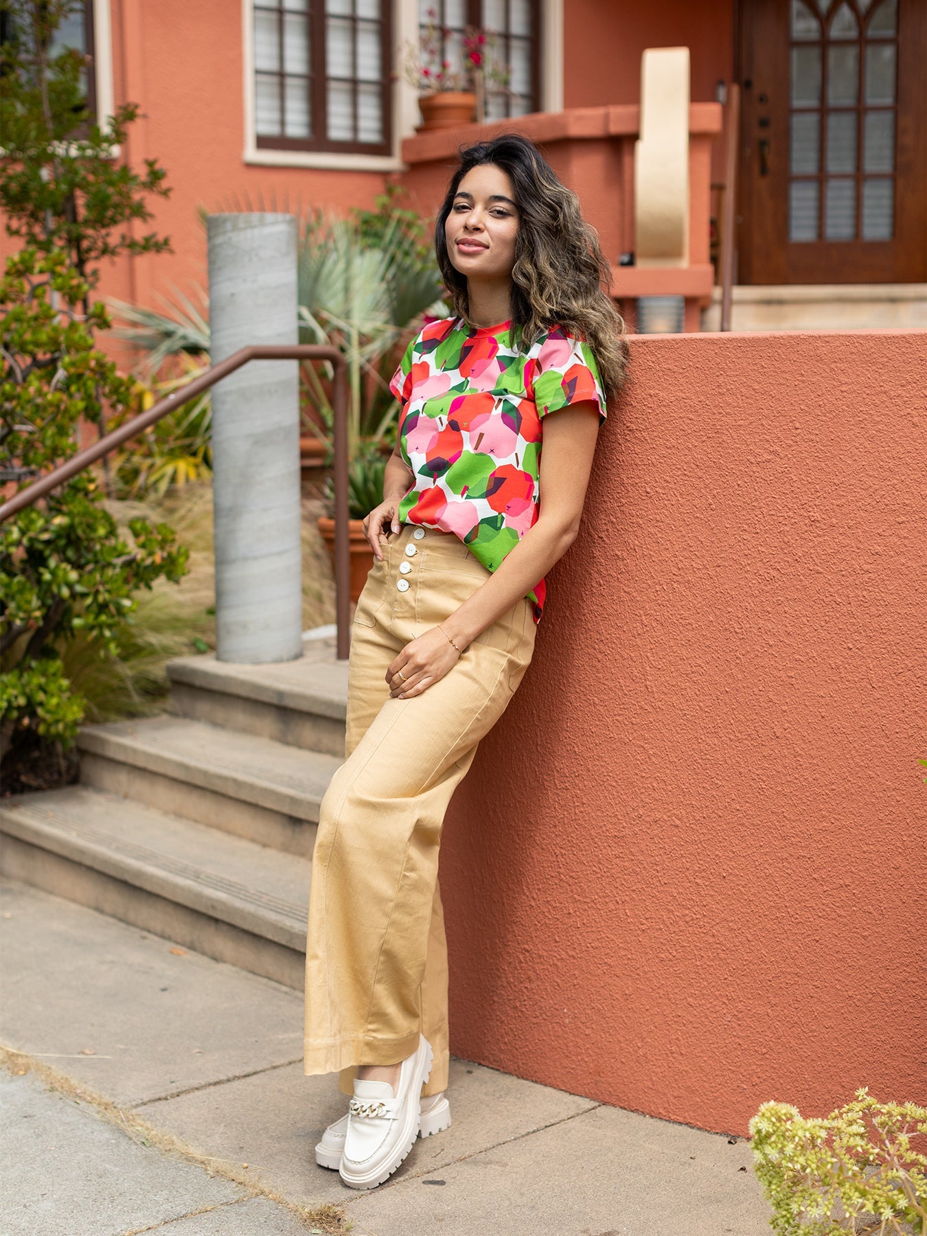 ROXANNE pant Khaki - Lesley Evers - denim pant - pant - Roxanne