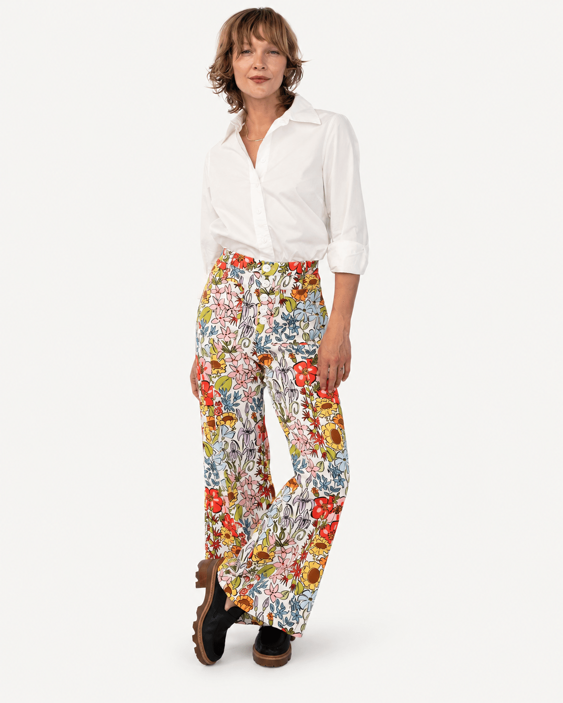 ROXANNE pant Whimsy - Lesley Evers-denim pant-pant-Roxanne