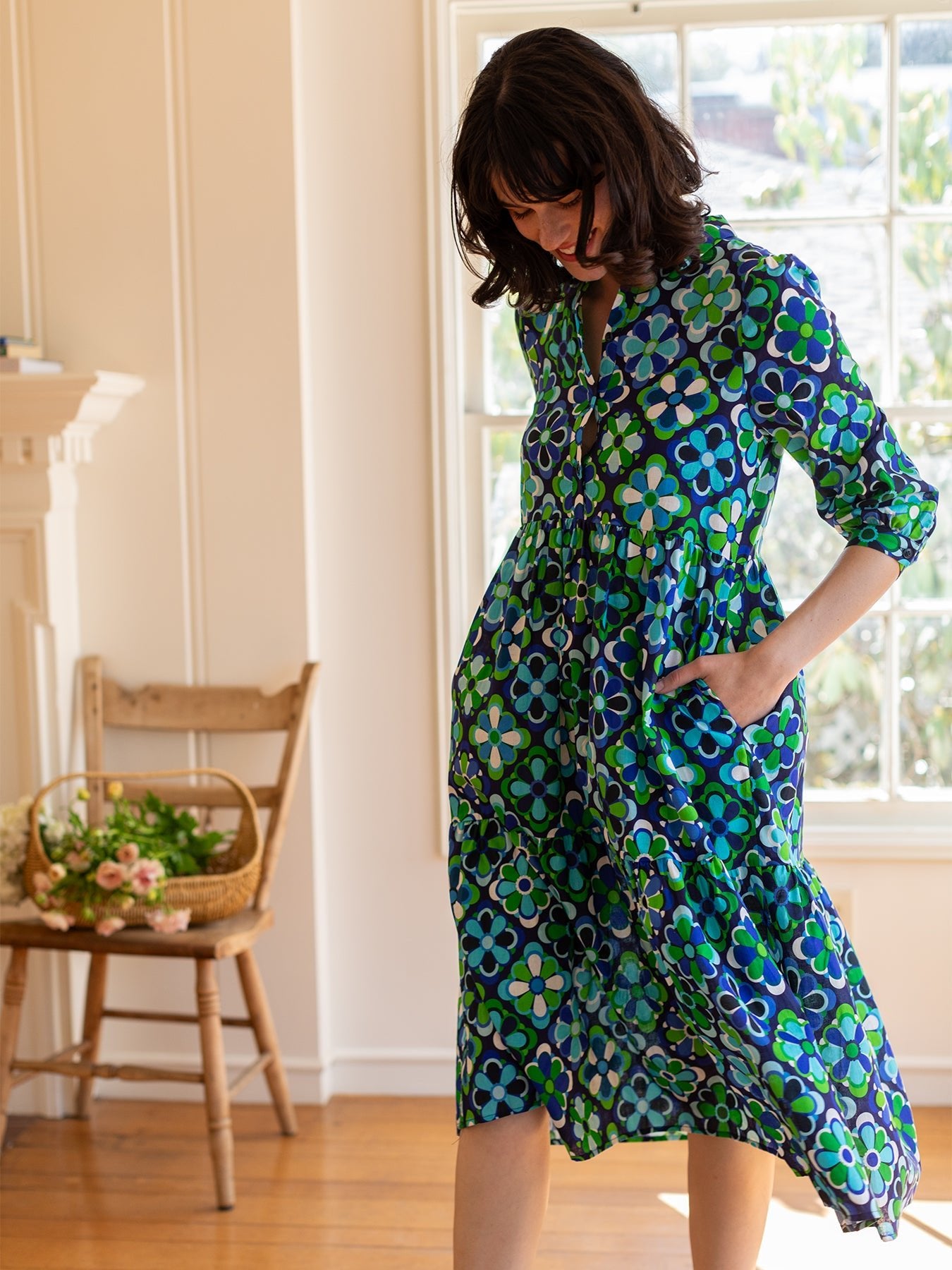 RUTHIE dress Jubilee Blue - Lesley Evers - Best Seller - Dress - jubilee