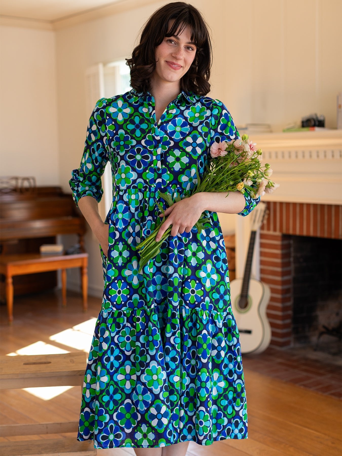 RUTHIE dress Jubilee Blue - Lesley Evers - Best Seller - Dress - jubilee