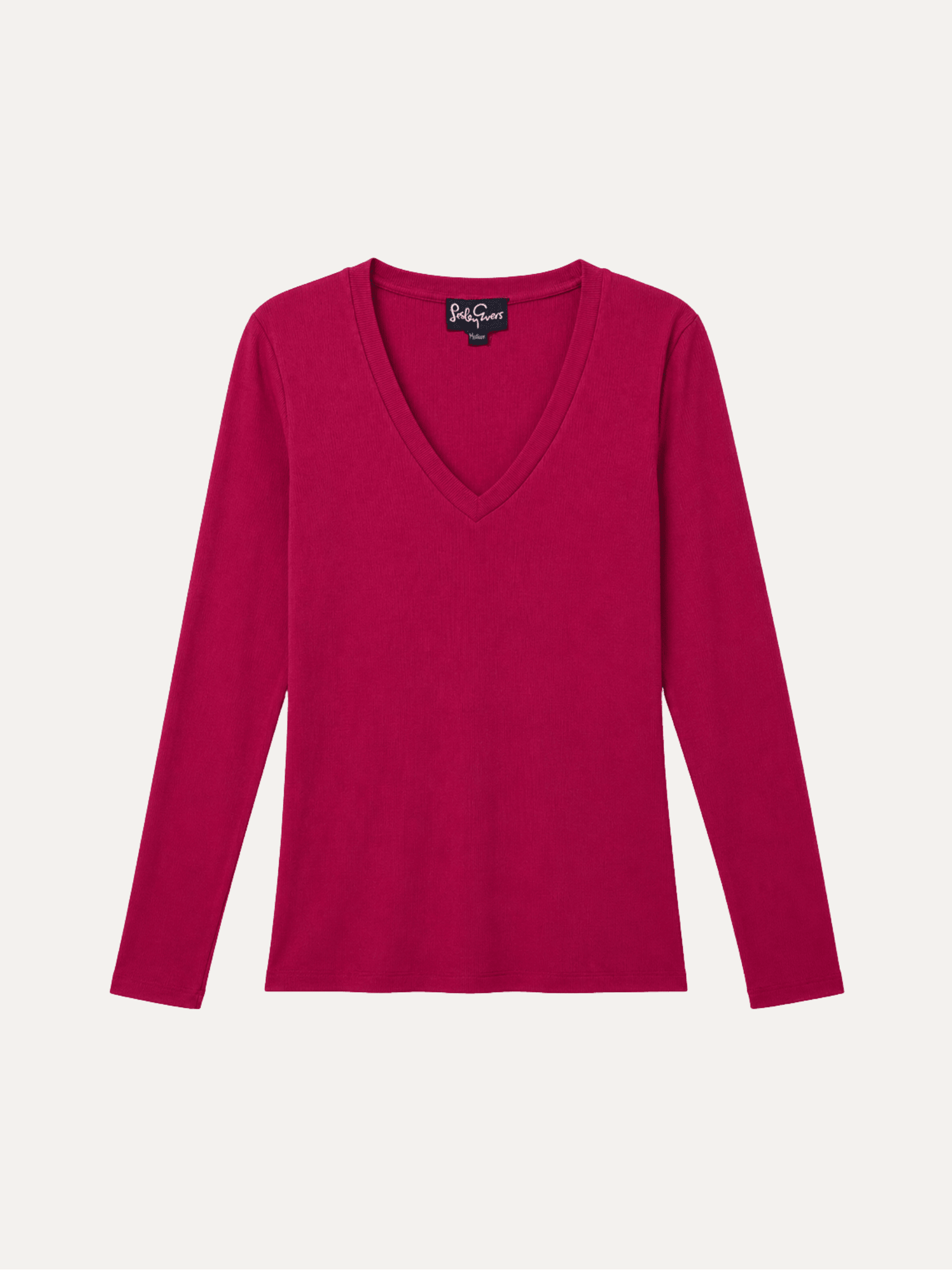RYLEE tee Magenta - Lesley Evers-Black-black and white-Shop