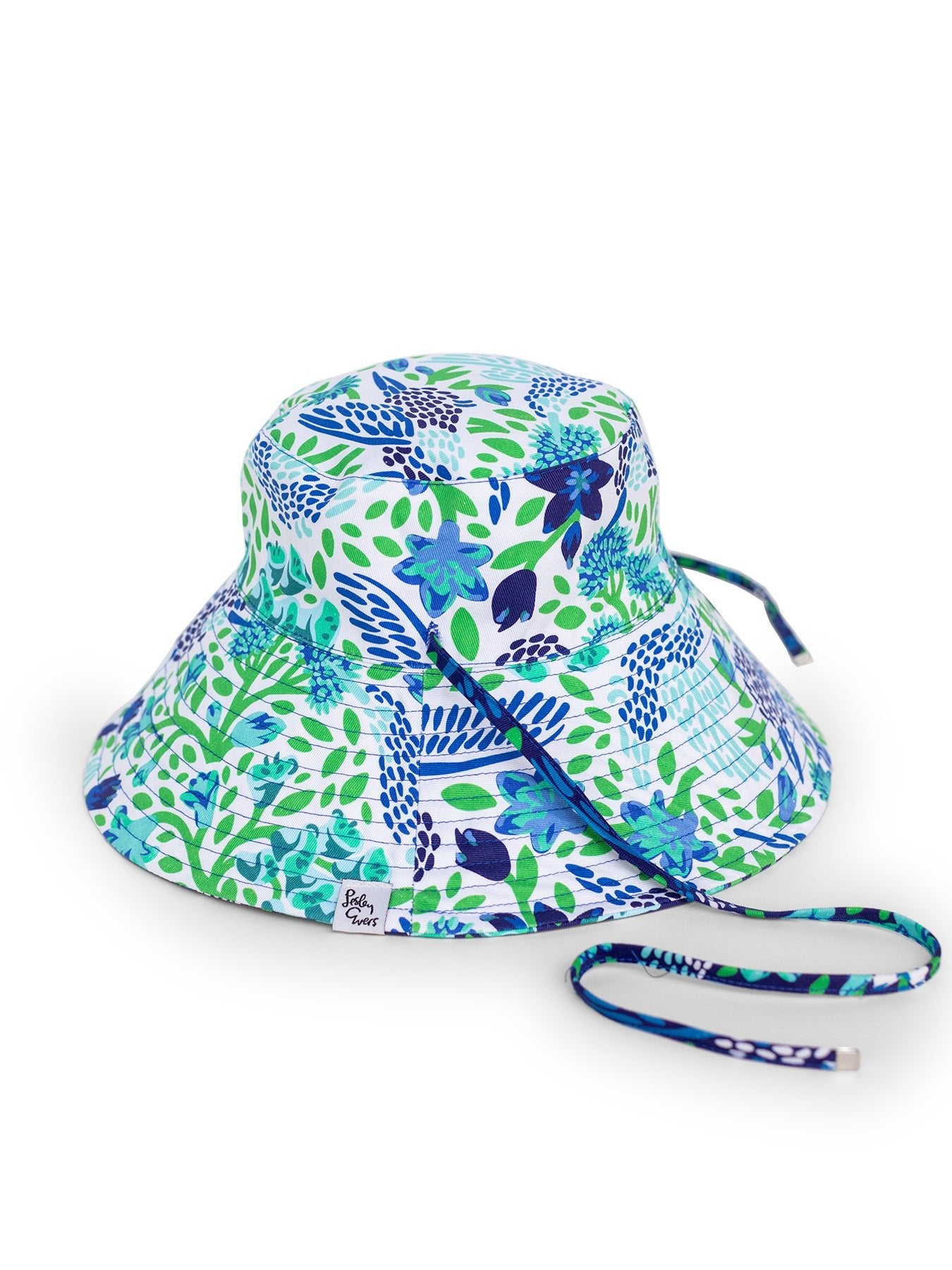 SADIE sun hat Hummingbirds - Lesley Evers - Best Seller - Blue - blue hat