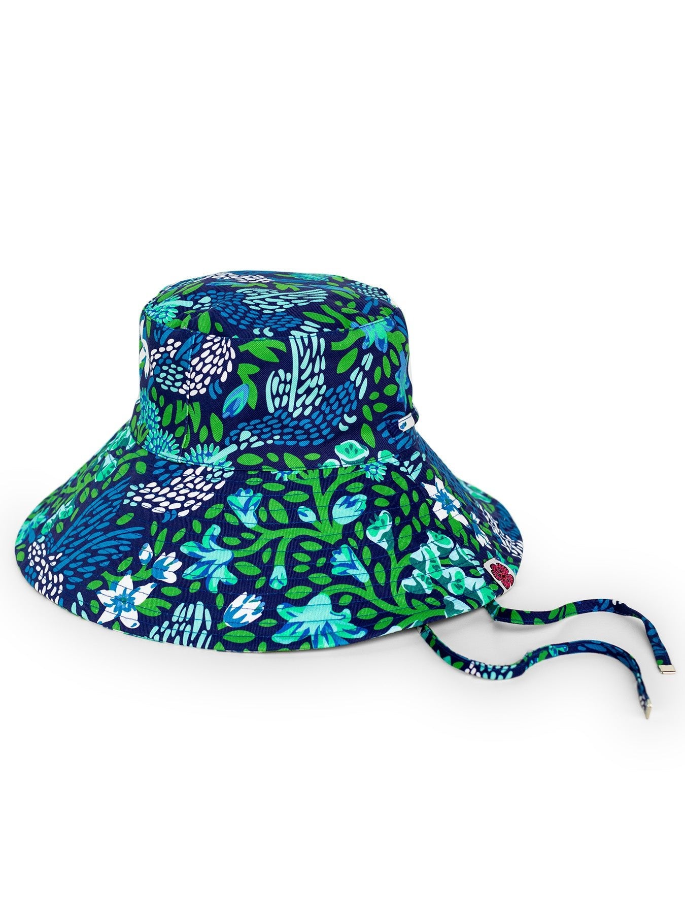 SADIE sun hat Hummingbirds - Lesley Evers - Best Seller - Blue - blue hat