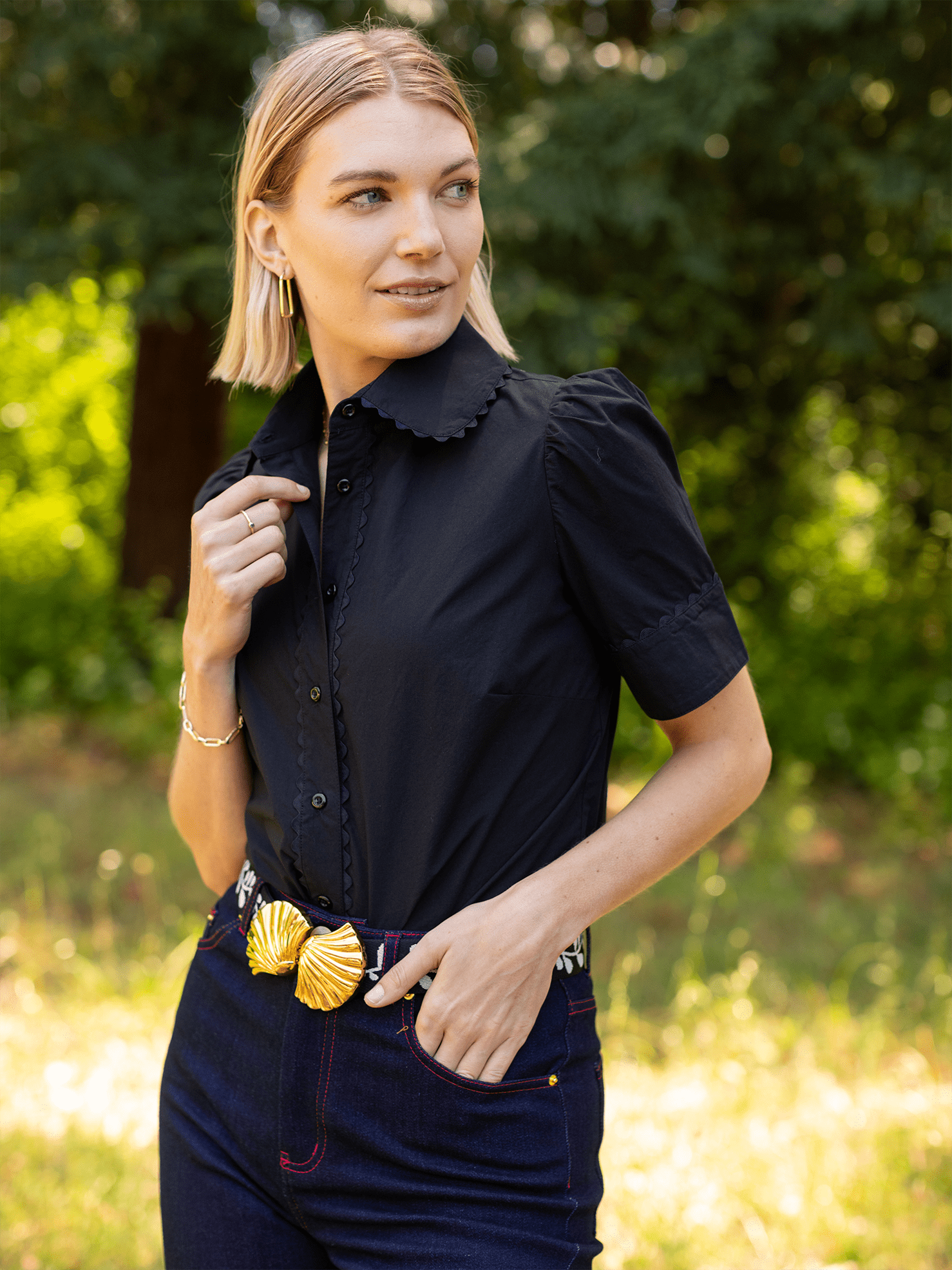 SHELLS Belt Buckle - Lesley Evers - Accessories - accessory - pebble