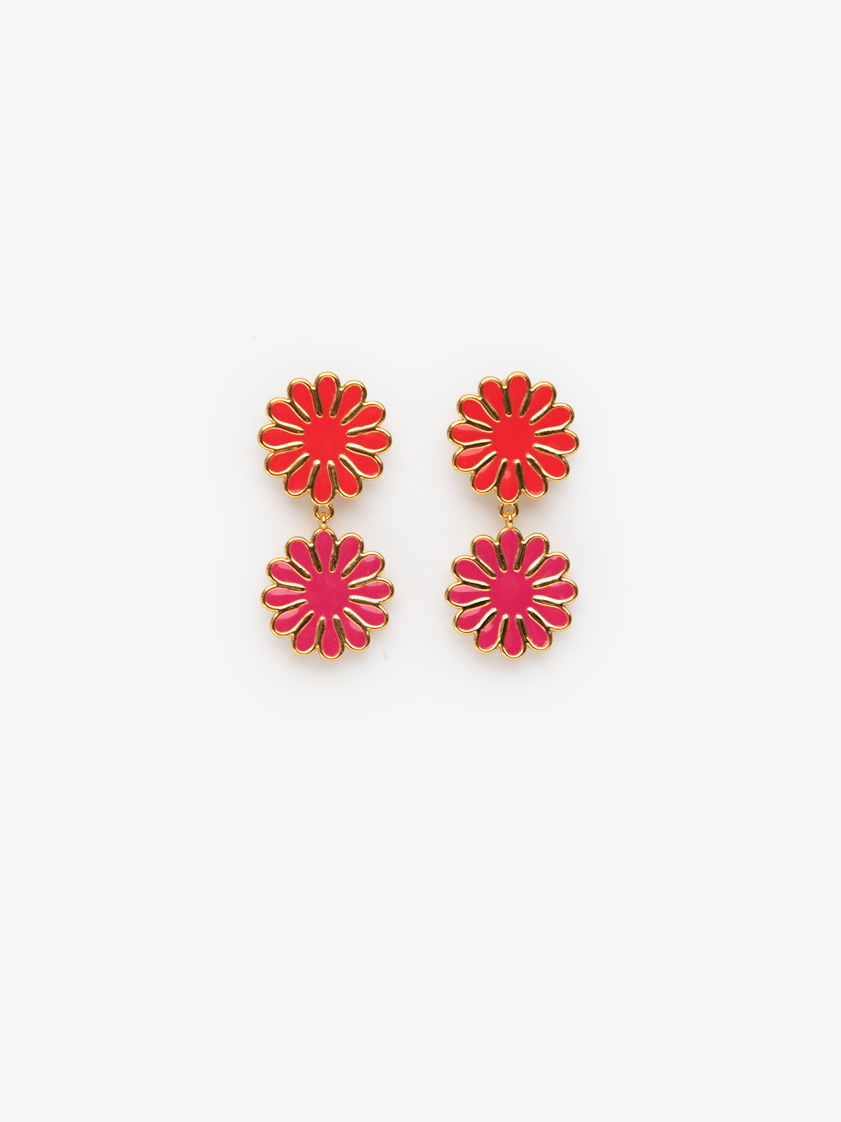 Short Spritz Earrings Azalea - Lesley Evers - Accessories - accessory - pebble