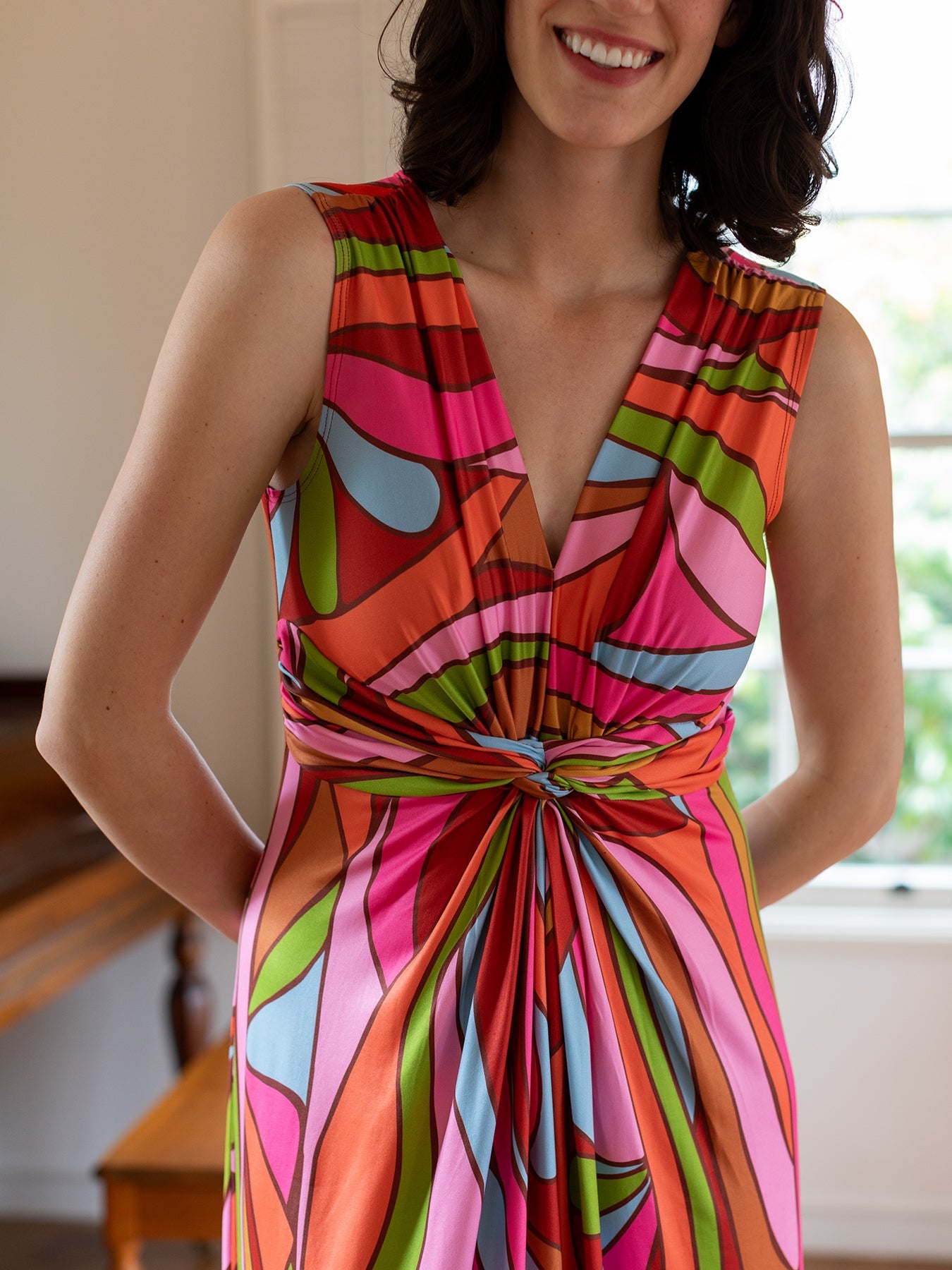 SIENNA maxi dress Jojo Burgundy - Lesley Evers - Dress - jojo - jojo burgundy