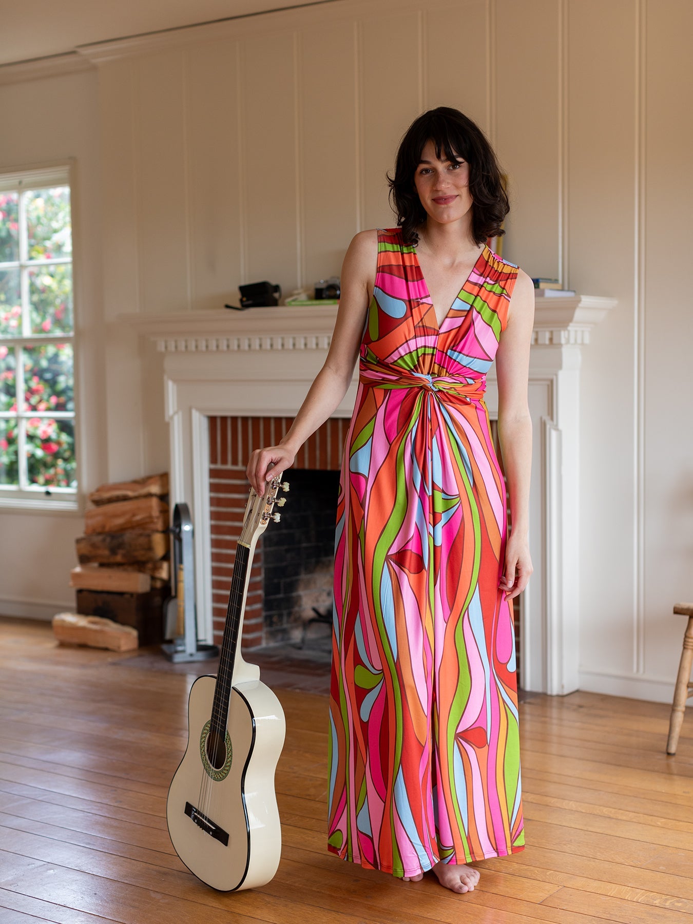 SIENNA maxi dress Jojo Burgundy - Lesley Evers - Dress - jojo - jojo burgundy