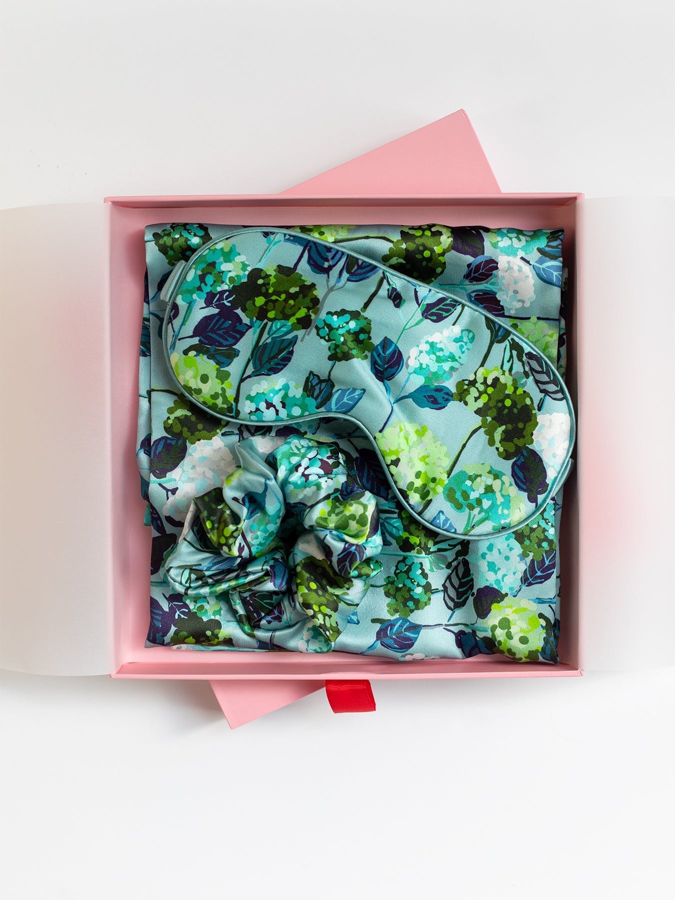 SILK SLEEP SET Hydrangea - Lesley Evers - 23blueset - Accessories - accessory