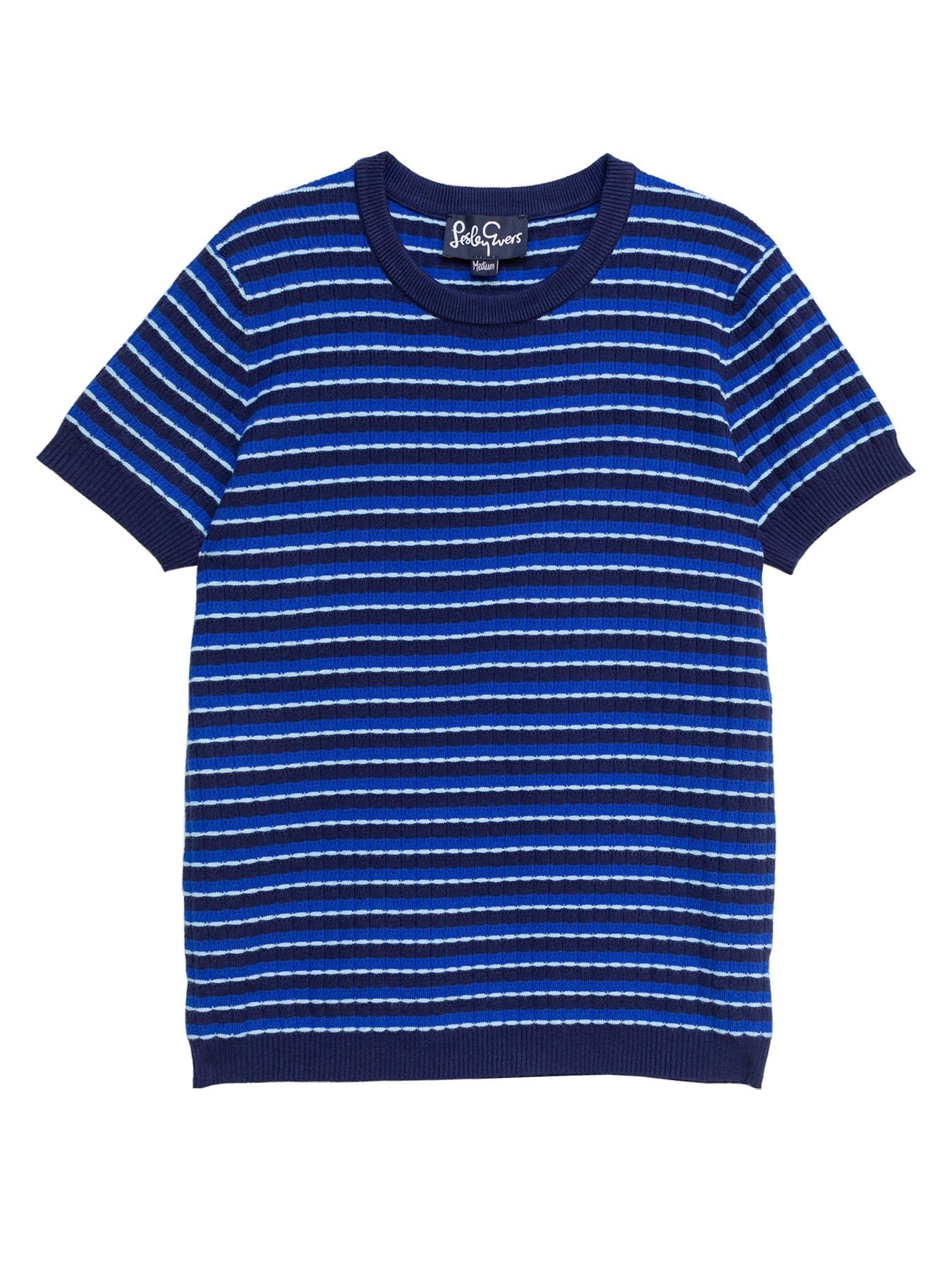 SKYLAR knit top Blue - Lesley Evers - knit - knitwear - Shop
