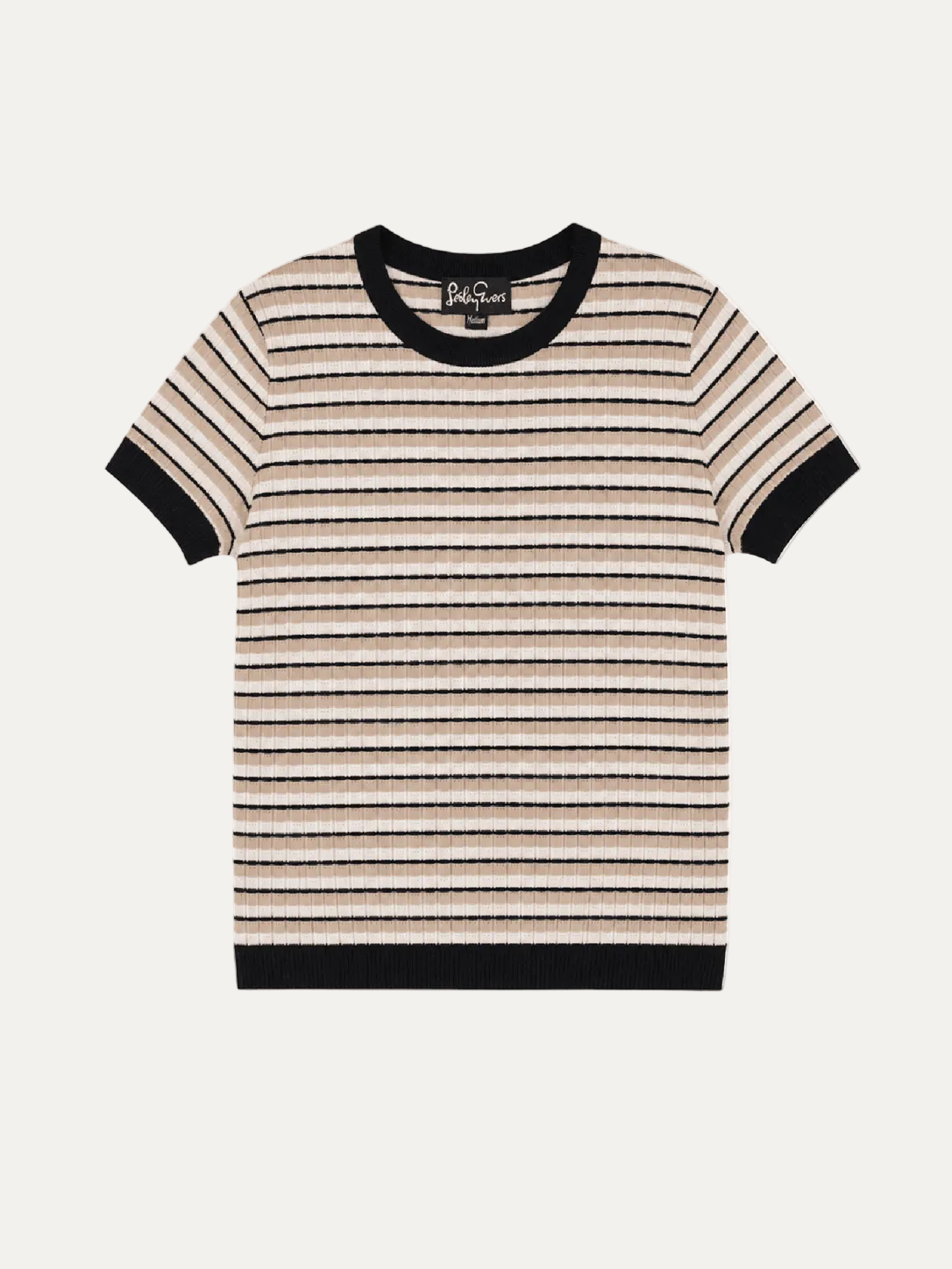 SKYLAR knit top Camel - Lesley Evers-knit-knitwear-new