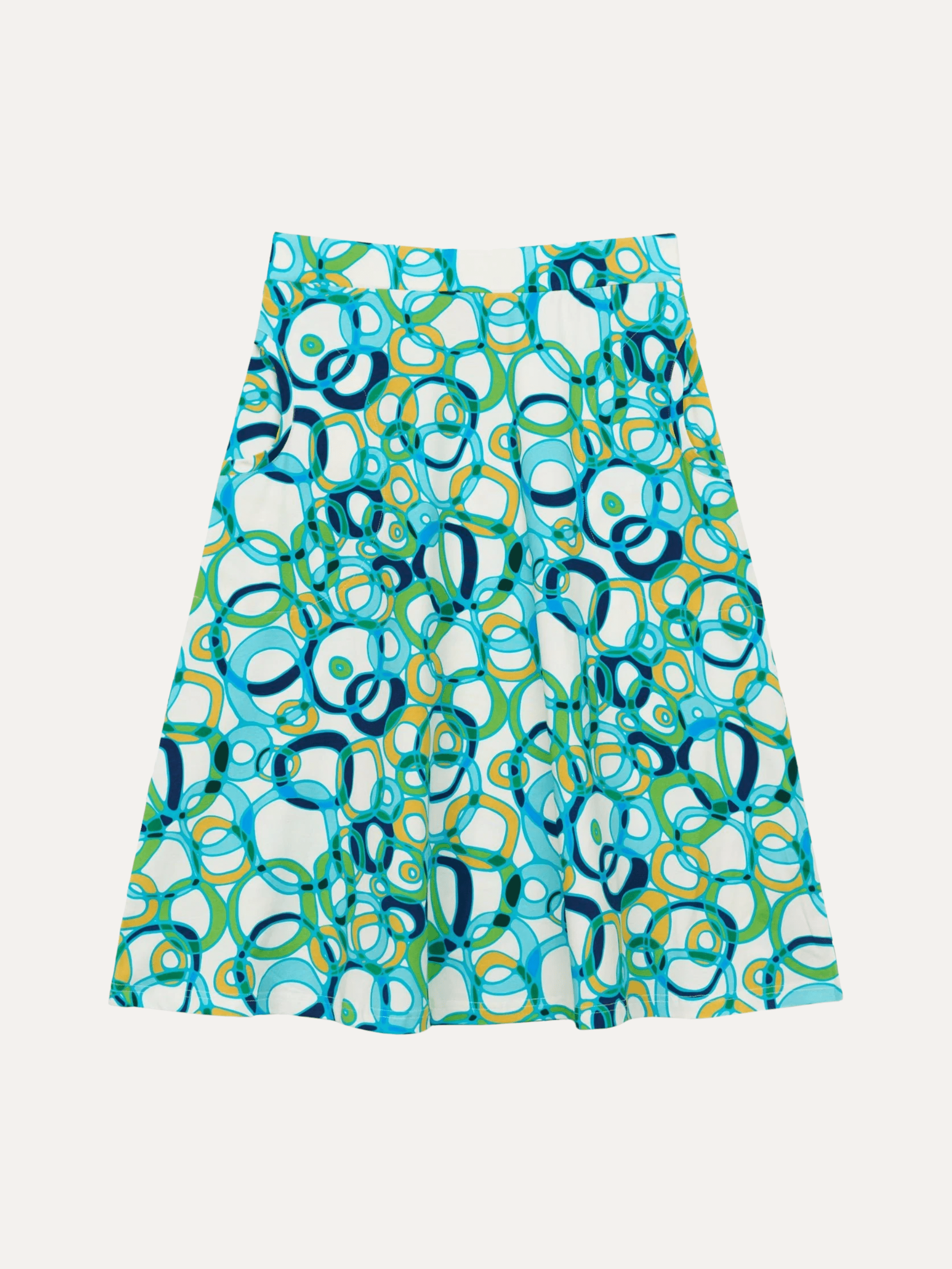 SLOAN skirt Loops Blue - Lesley Evers-Best Seller-Bottoms-Shop