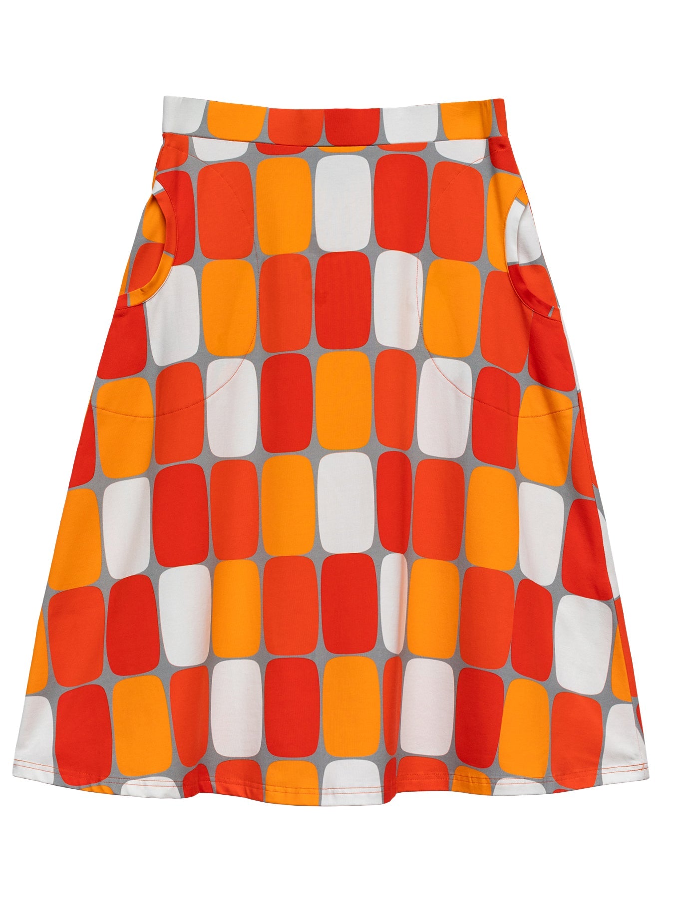 SLOAN skirt Palm Springs Orange - Lesley Evers - Best Seller - Bottoms - Shop