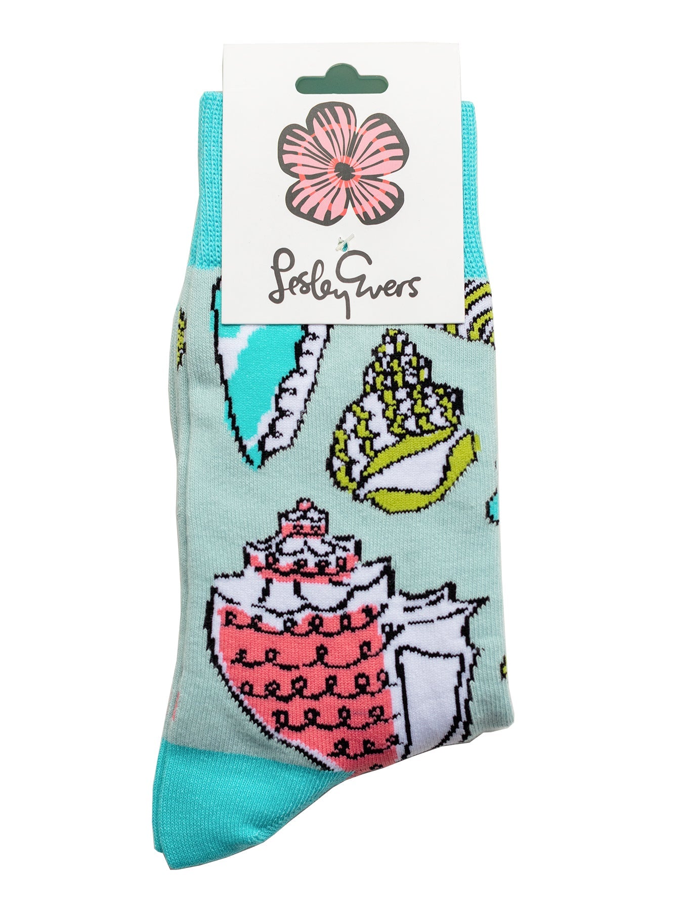 SOCKS Seashells - Lesley Evers - 23 - HG100 - W3 - 23pinkrobeset - colorful socks