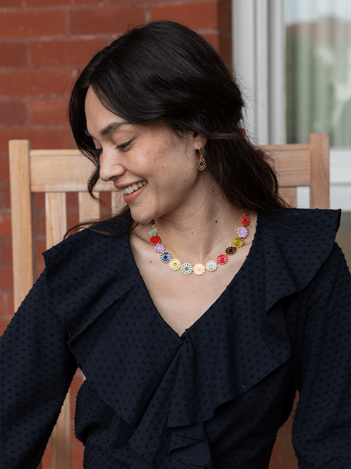 Spritz Necklace and Earrings Set Multi - Lesley Evers - Accessories - accessory - pebble