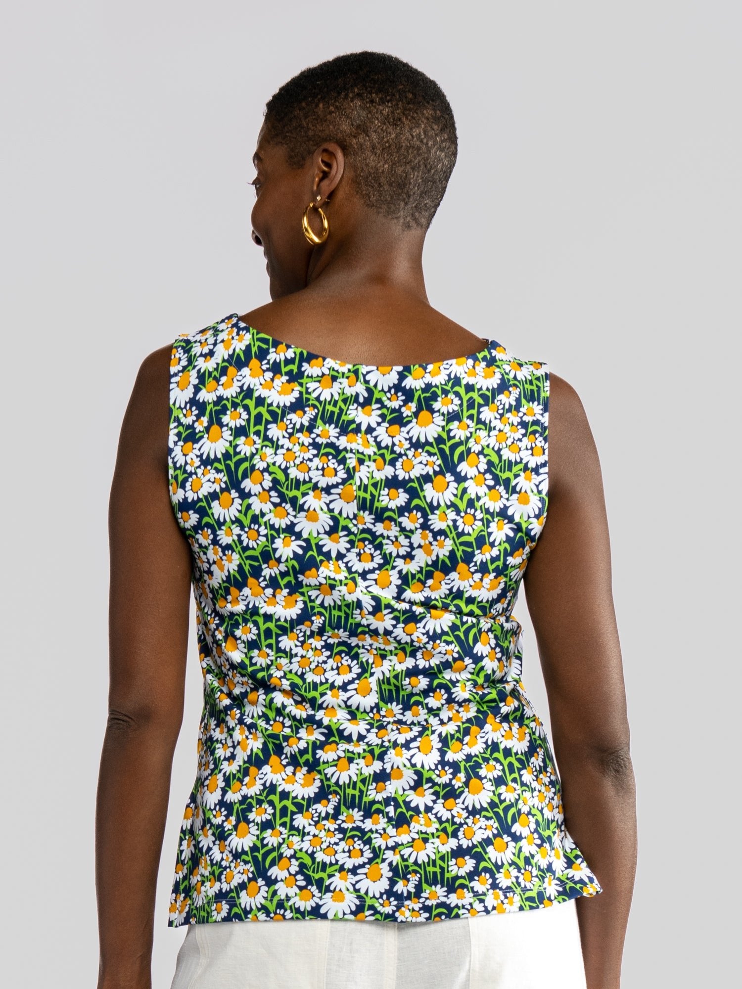 STELLA top Echinacea Navy - Lesley Evers-Best Seller-loop tile-New Arrivals