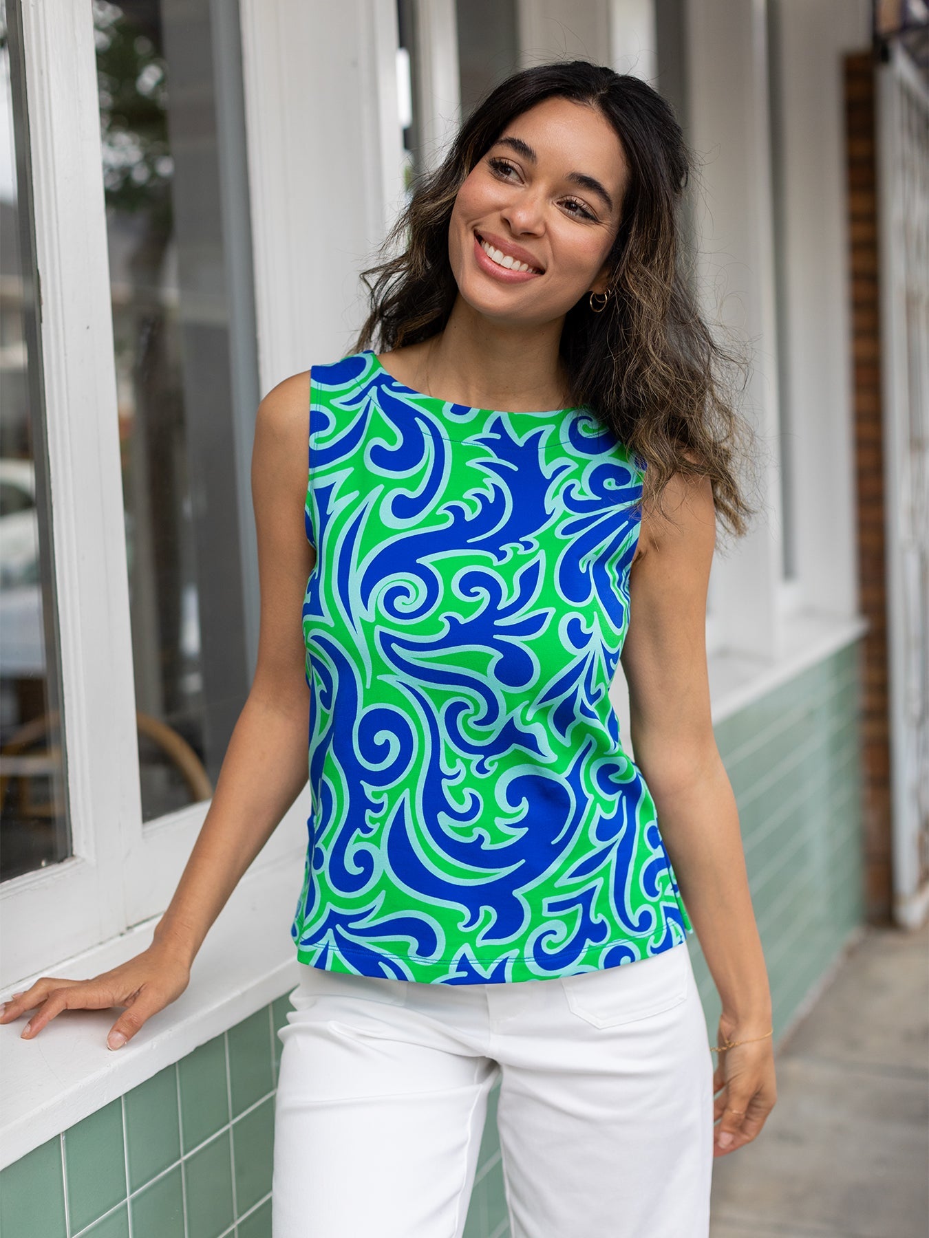 STELLA top Filigree Blue - Lesley Evers - Best Seller - jubilee - New Arrivals