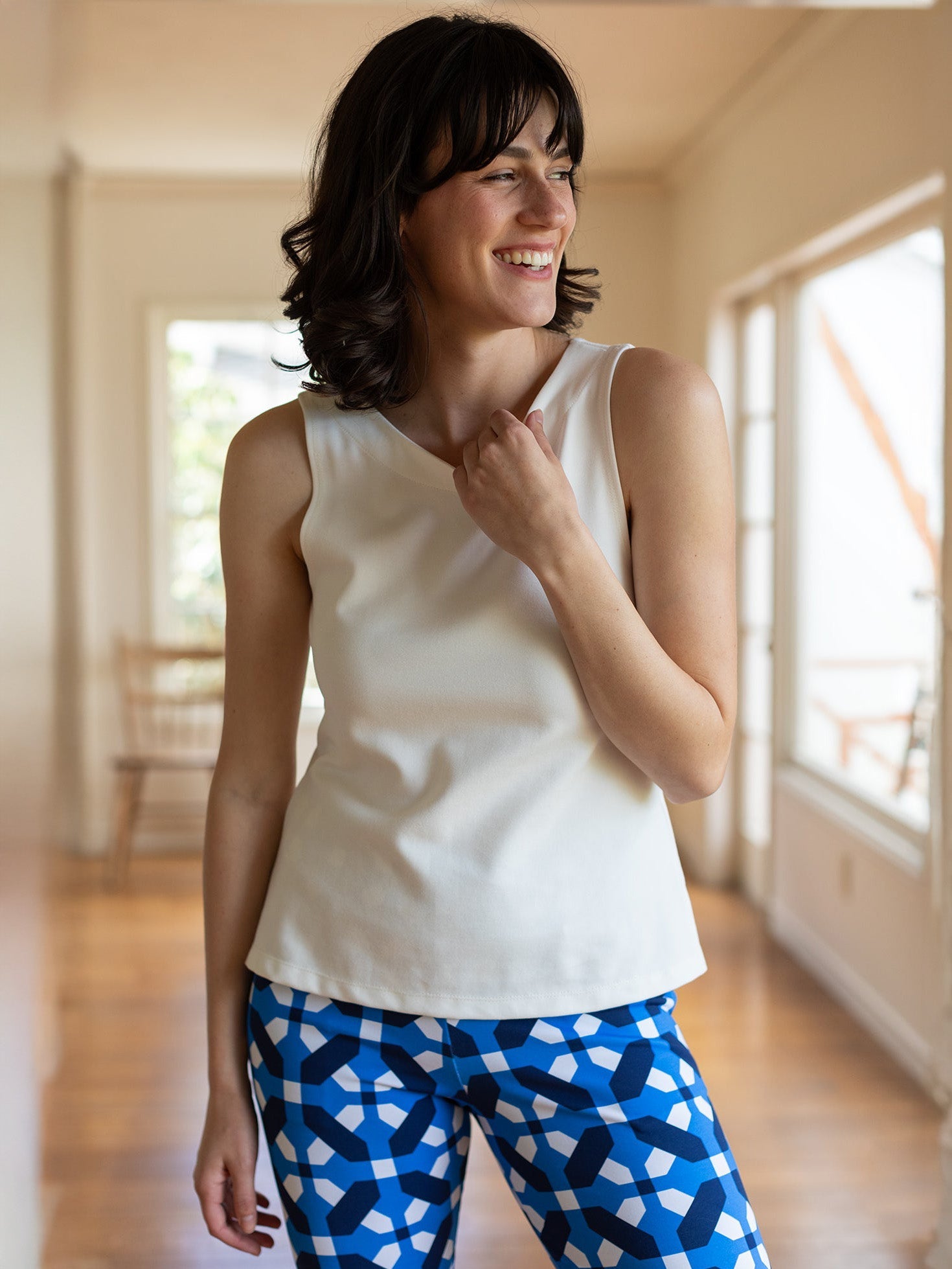 STELLA top White - Lesley Evers - shell - Shop - Shop/All Products