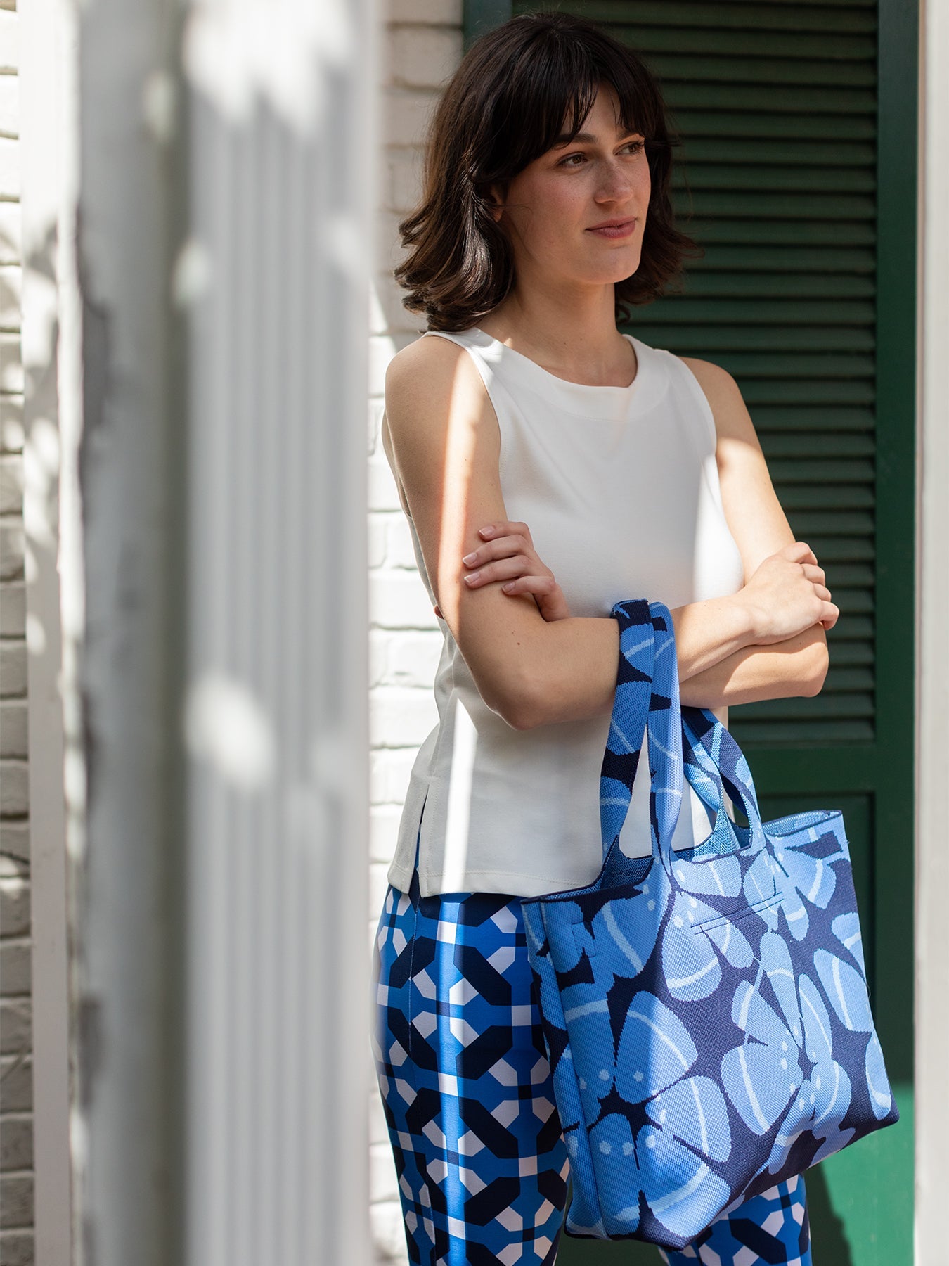 STELLA top White - Lesley Evers - shell - Shop - Shop/All Products