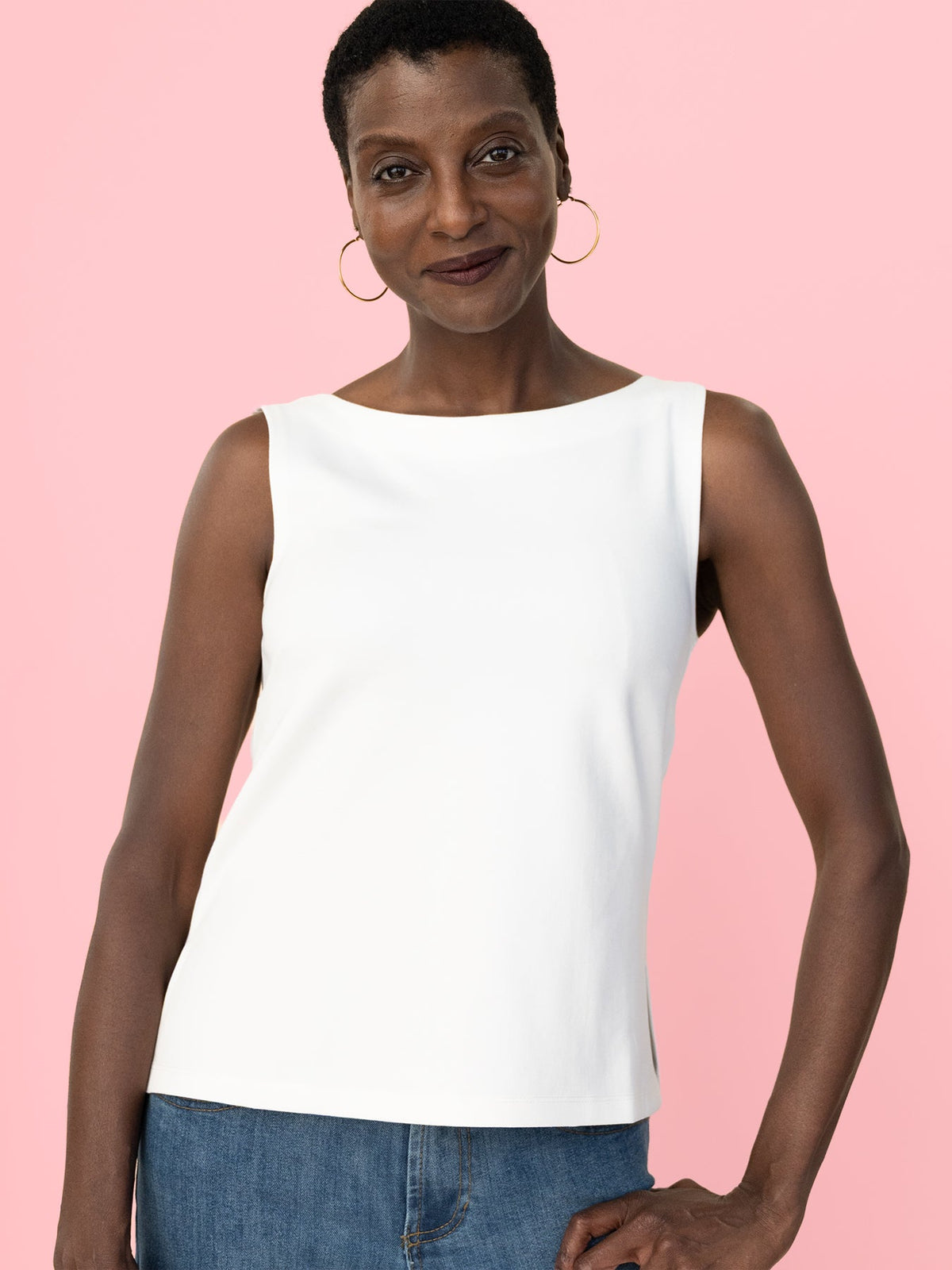 STELLA top White - Lesley Evers-shell-Shop-Shop/All Products
