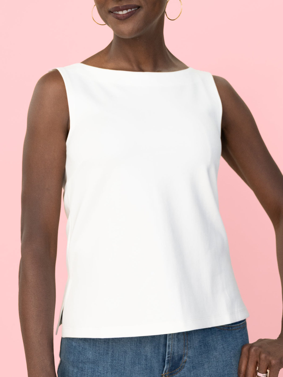 STELLA top White - Lesley Evers-shell-Shop-Shop/All Products