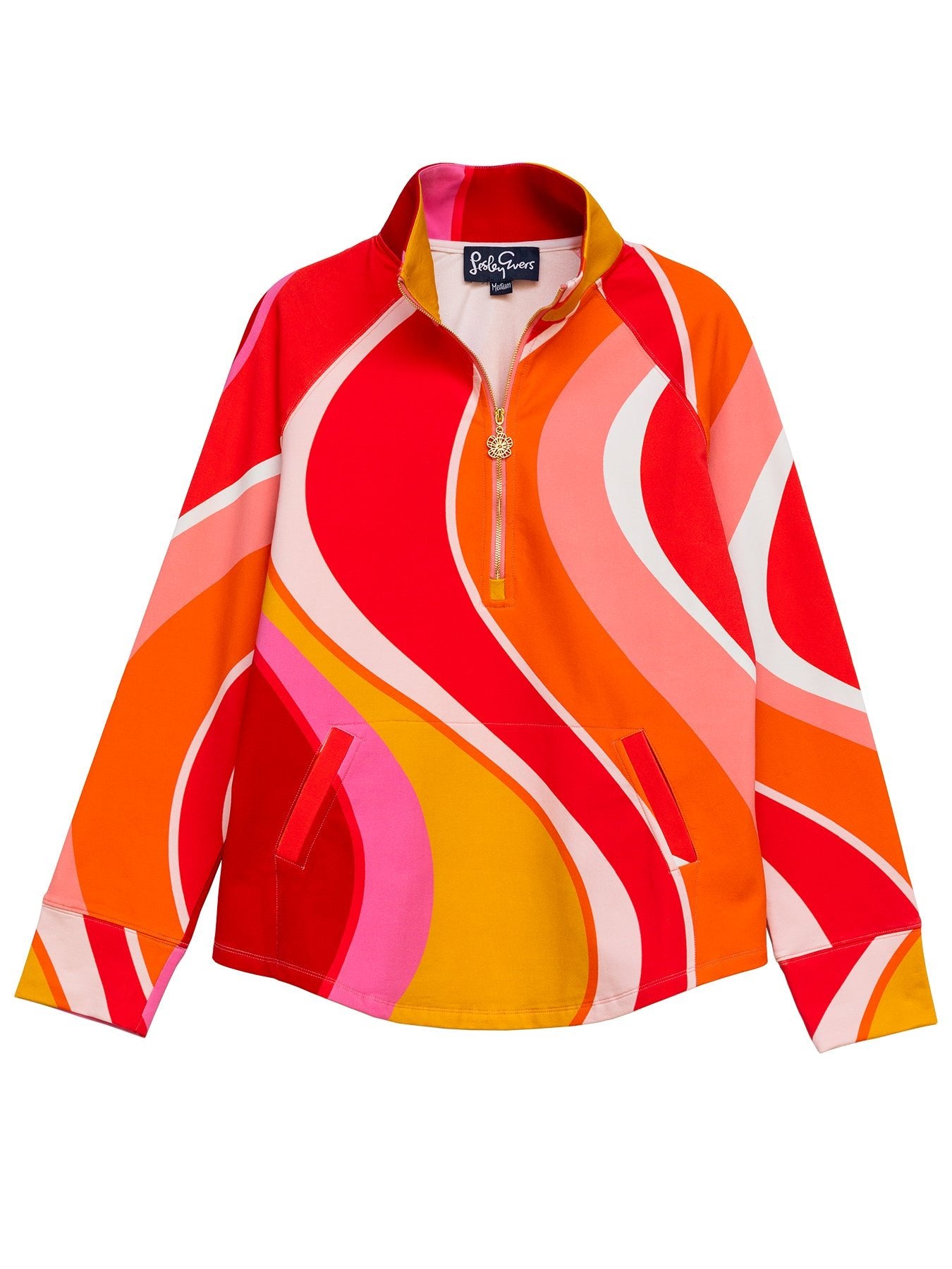 SYDNEY pullover Pink Wave - Lesley Evers - pickleball collection - Shop - Shop/All Products