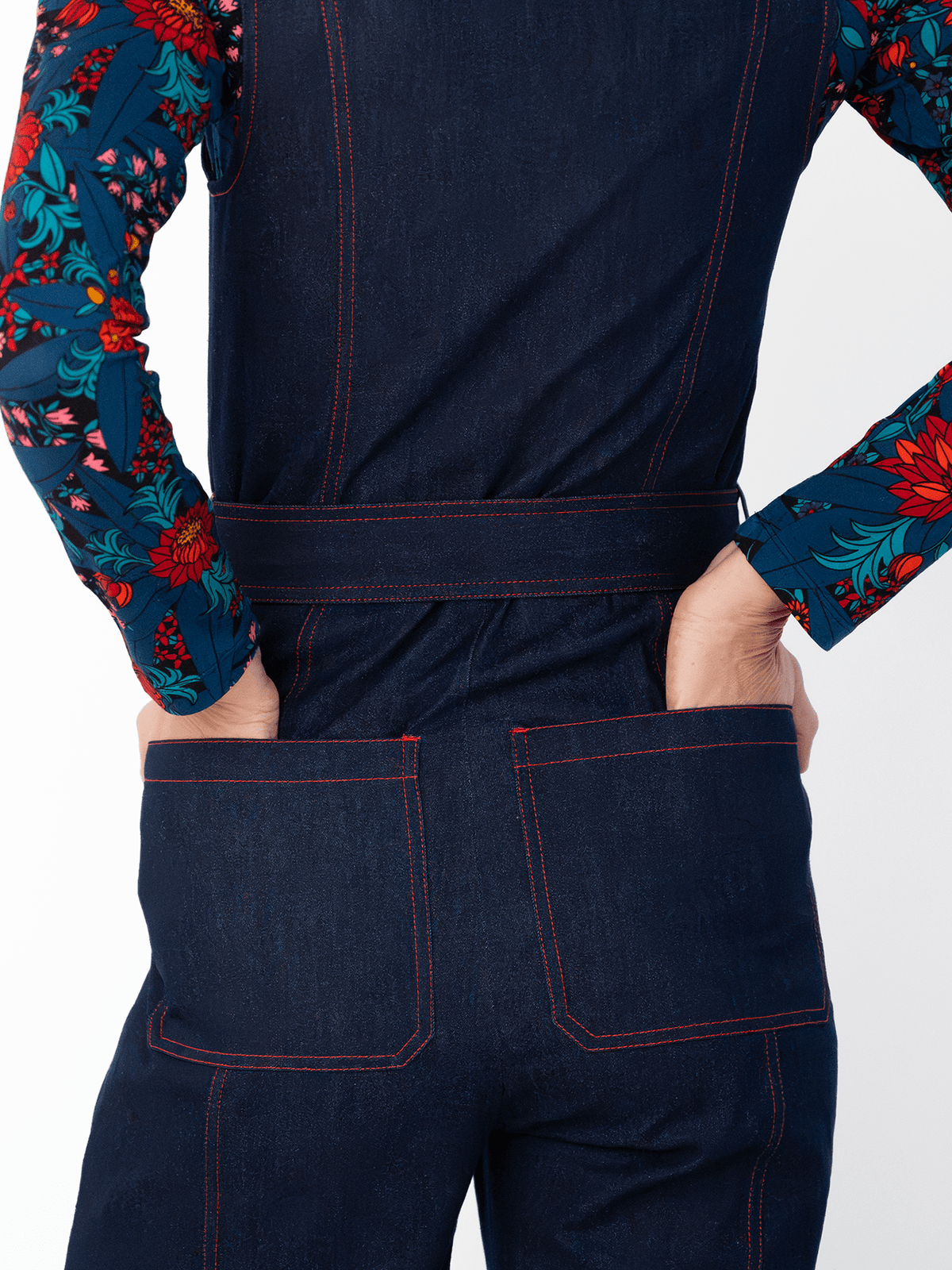 TABITHA jumpsuit Denim - Lesley Evers-Best Seller-Bottoms-jump suit