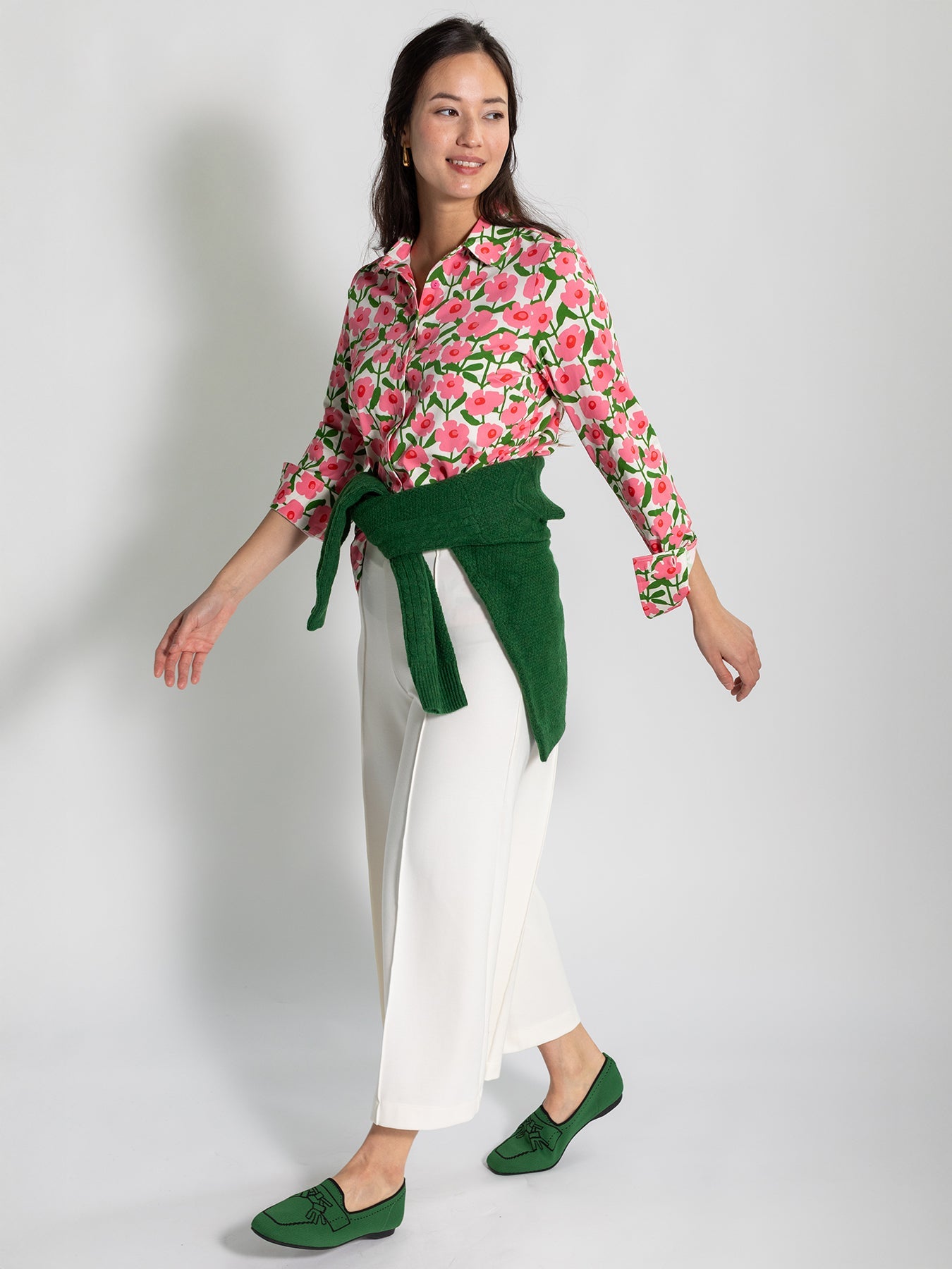 TASSEL LOAFER Green - Lesley Evers - knit shoe - loafer - shoe