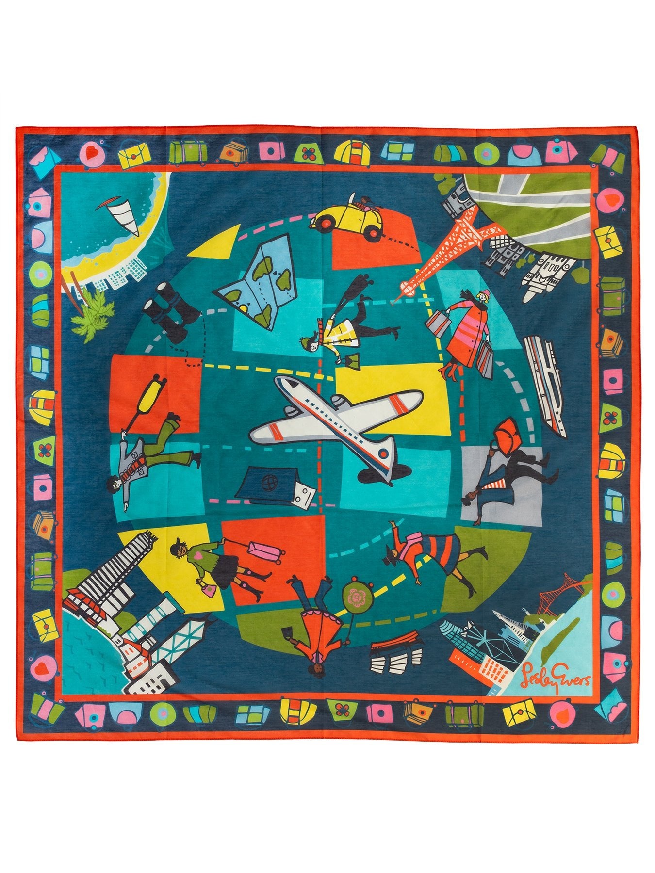 THEA scarf Around the World – Lesley Evers