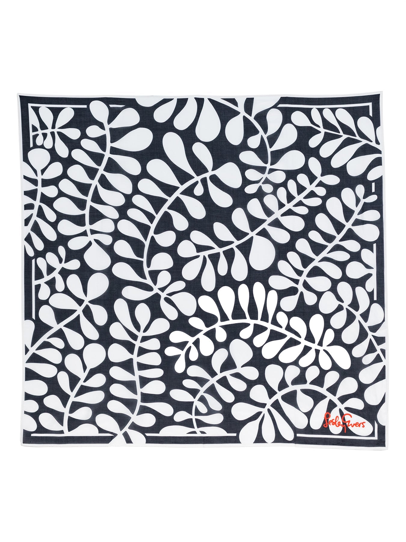 THEA scarf Fern - Lesley Evers - Accessories - cotton silk - gifts under $75