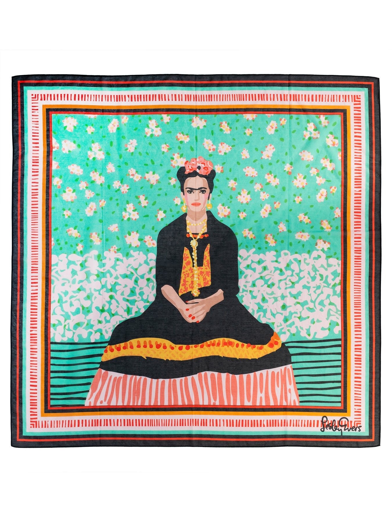 THEA scarf Frida - Lesley Evers - Accessories - cotton silk - gifts under $75