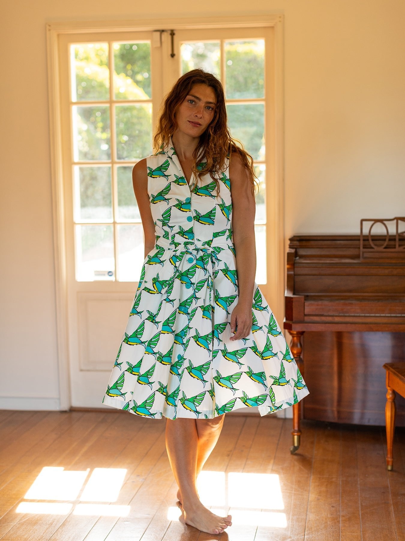 TILDA dress Geo Birds - Lesley Evers - birds and butterflies - Dress - sale