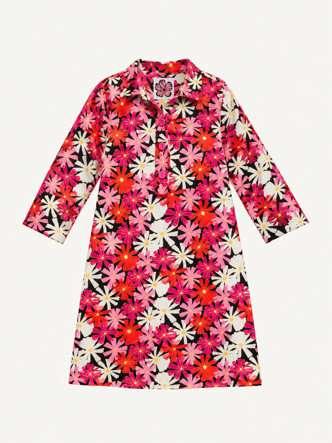 TIPPI dress Asters Pink - Lesley Evers-Dress-new-service_blocked