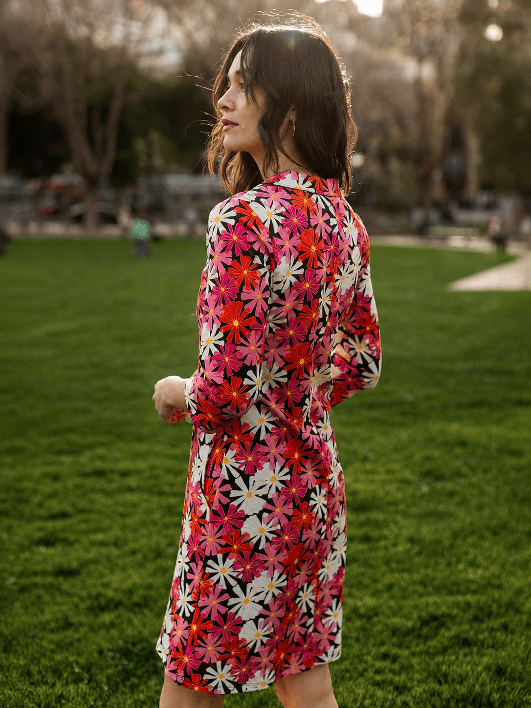 TIPPI dress Asters Pink - Lesley Evers - Dress - new - Shop