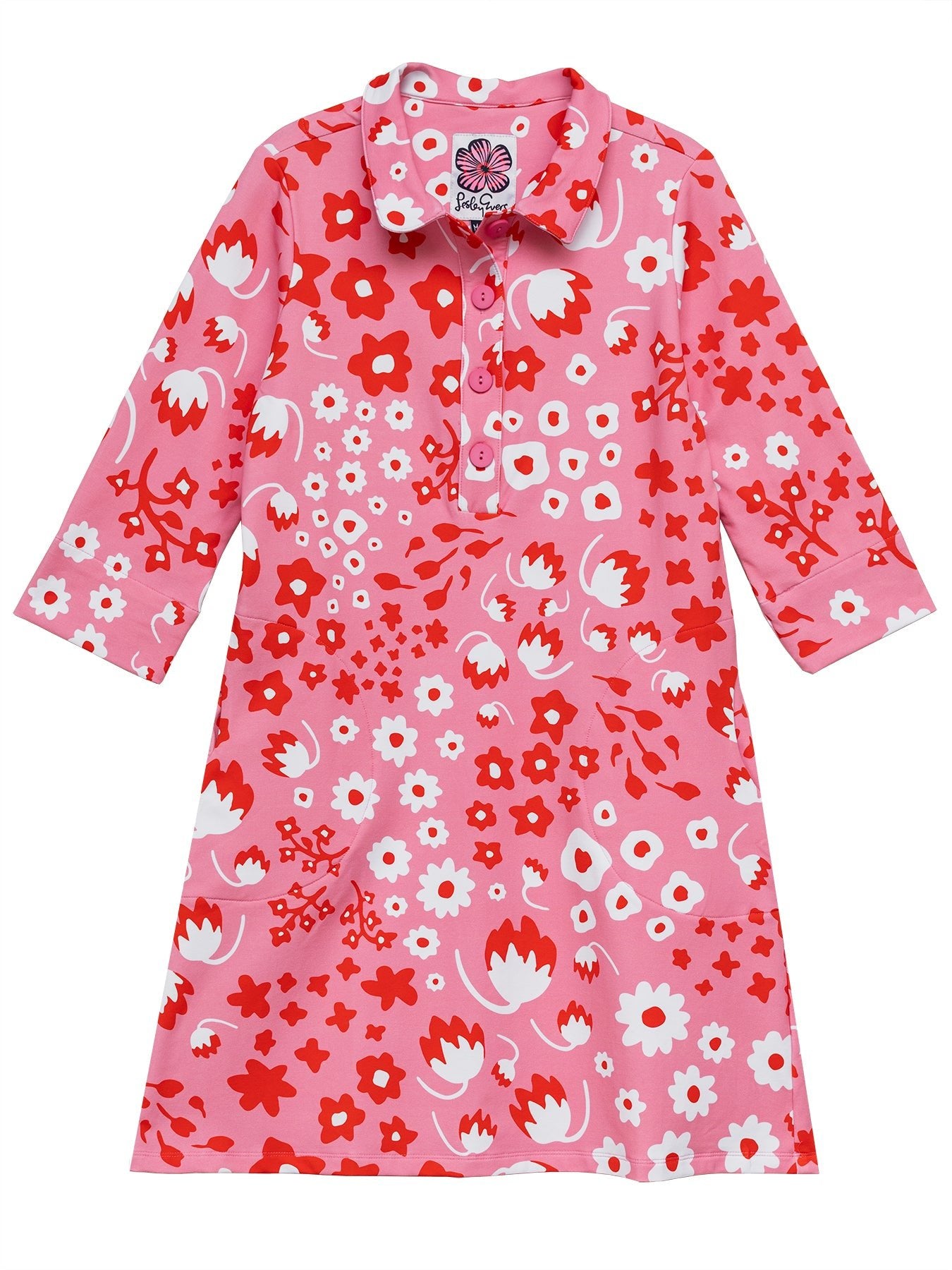 TIPPI dress Blossom Breeze Pink - Lesley Evers - Dress - jubilee - jubilee multi