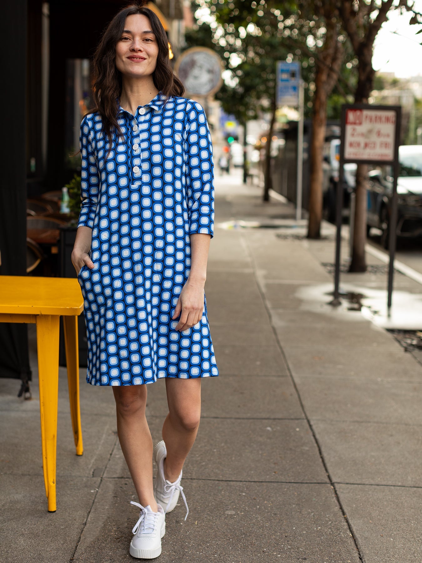 TIPPI dress Dots Blue - Lesley Evers - Dress - new - Shop