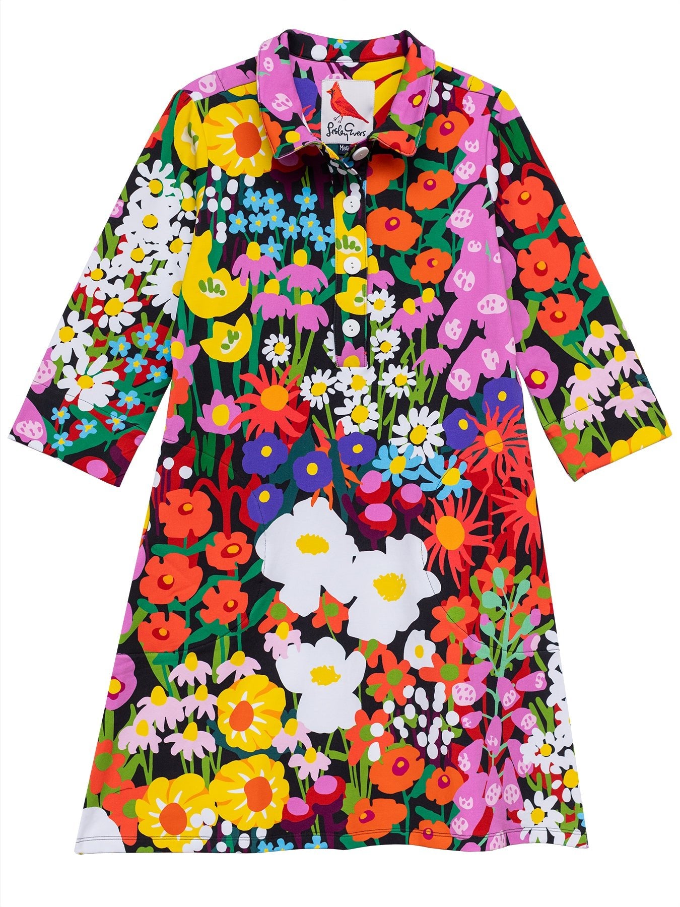 TIPPI dress Garden Party - Lesley Evers - Dress - jubilee - jubilee multi