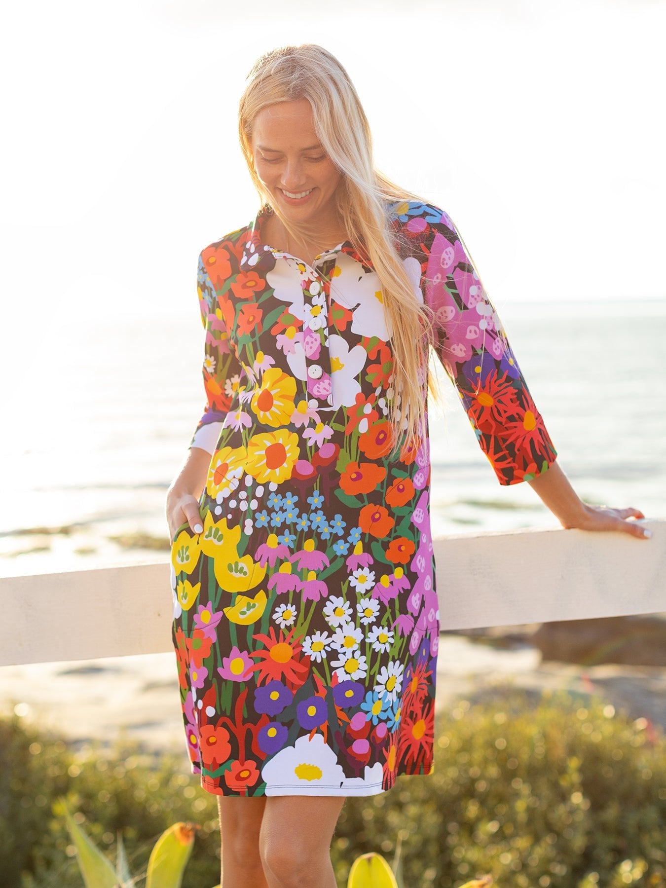 TIPPI dress Garden Party - Lesley Evers - Dress - jubilee - jubilee multi