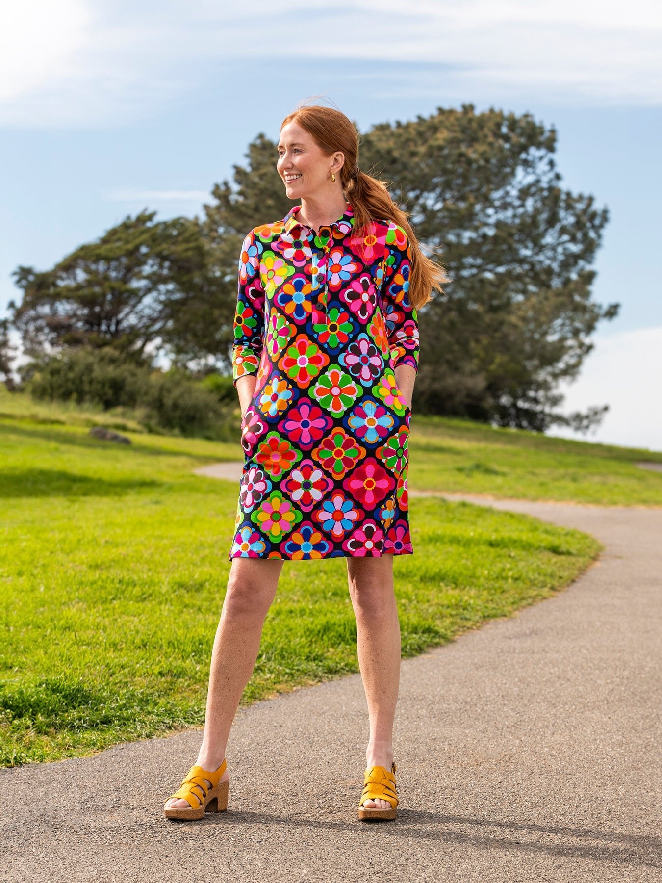 TIPPI dress Jubilee Multi – Lesley Evers