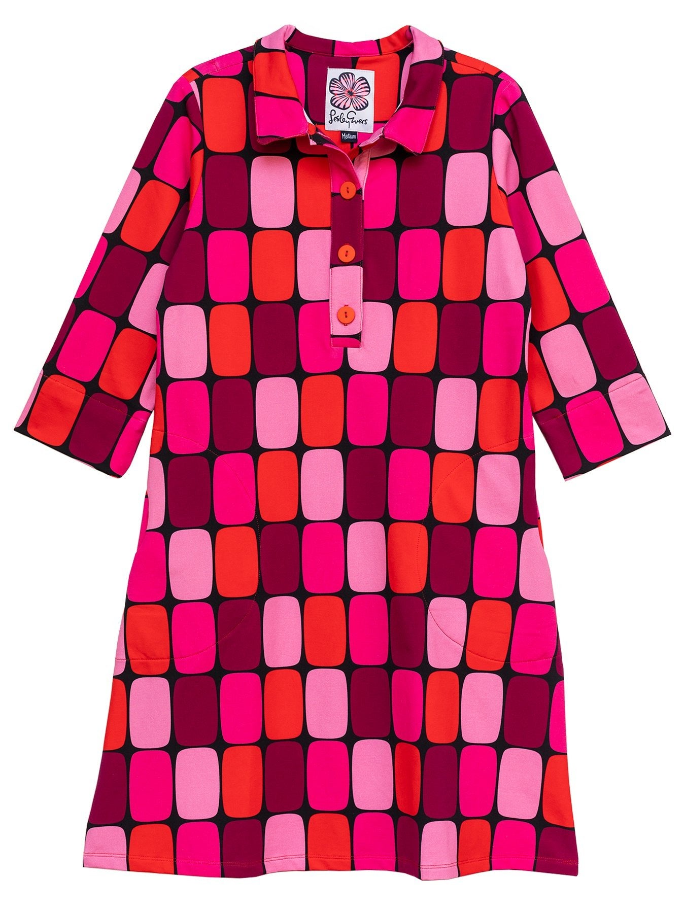 TIPPI dress Palm Springs Red - Lesley Evers - Dress - jubilee - jubilee multi