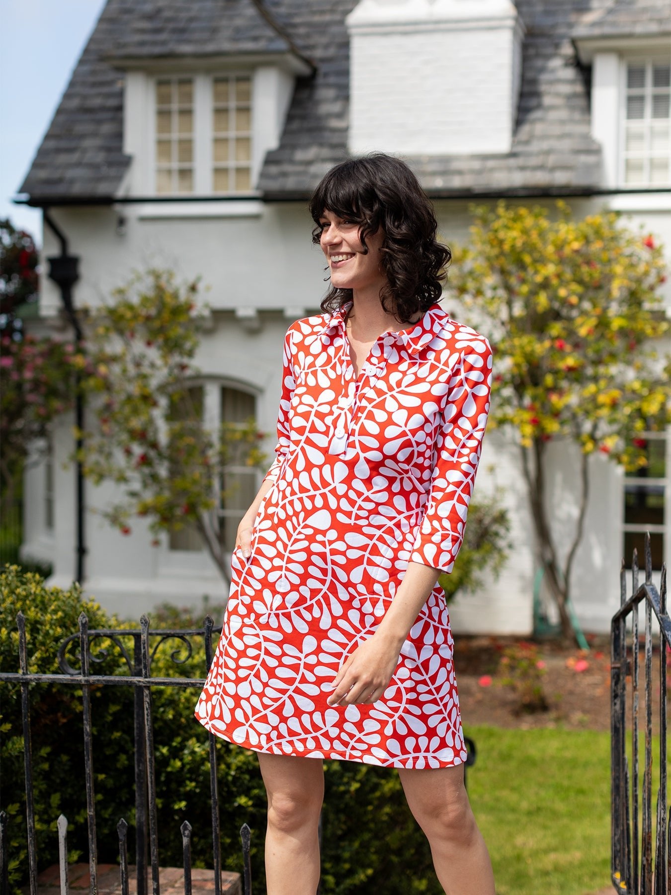 TIPPI Red Fern - Lesley Evers - Dress - Red - red dress