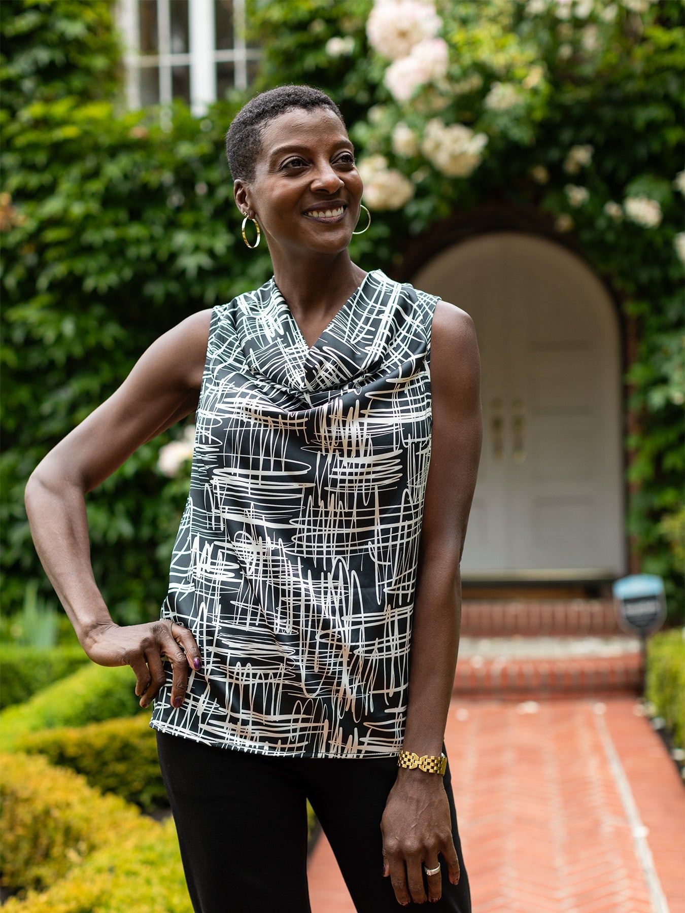 ULA top Scribble - Lesley Evers - Black - Shop - Shop/All Products