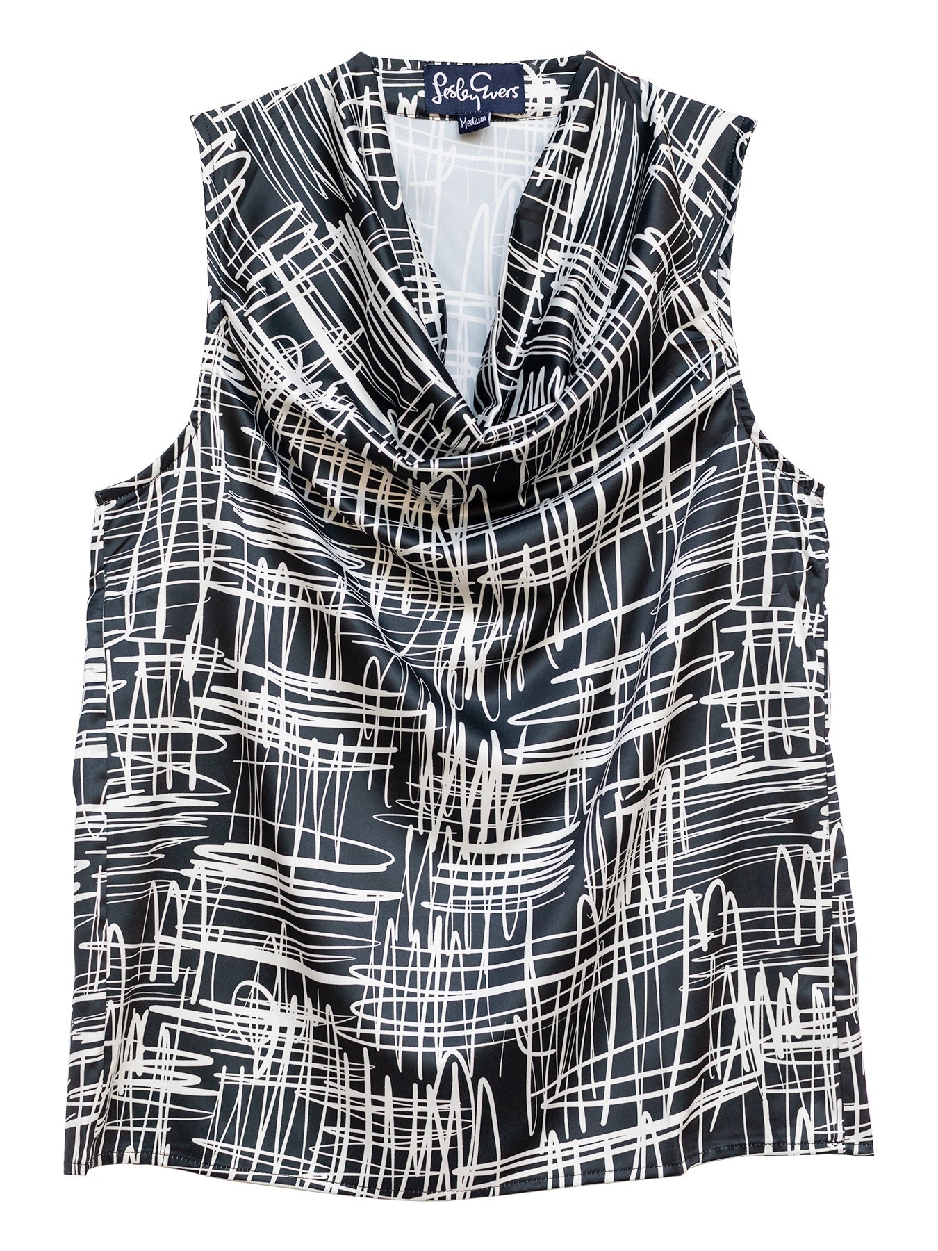 ULA top Scribble - Lesley Evers - Black - Shop - Shop/All Products