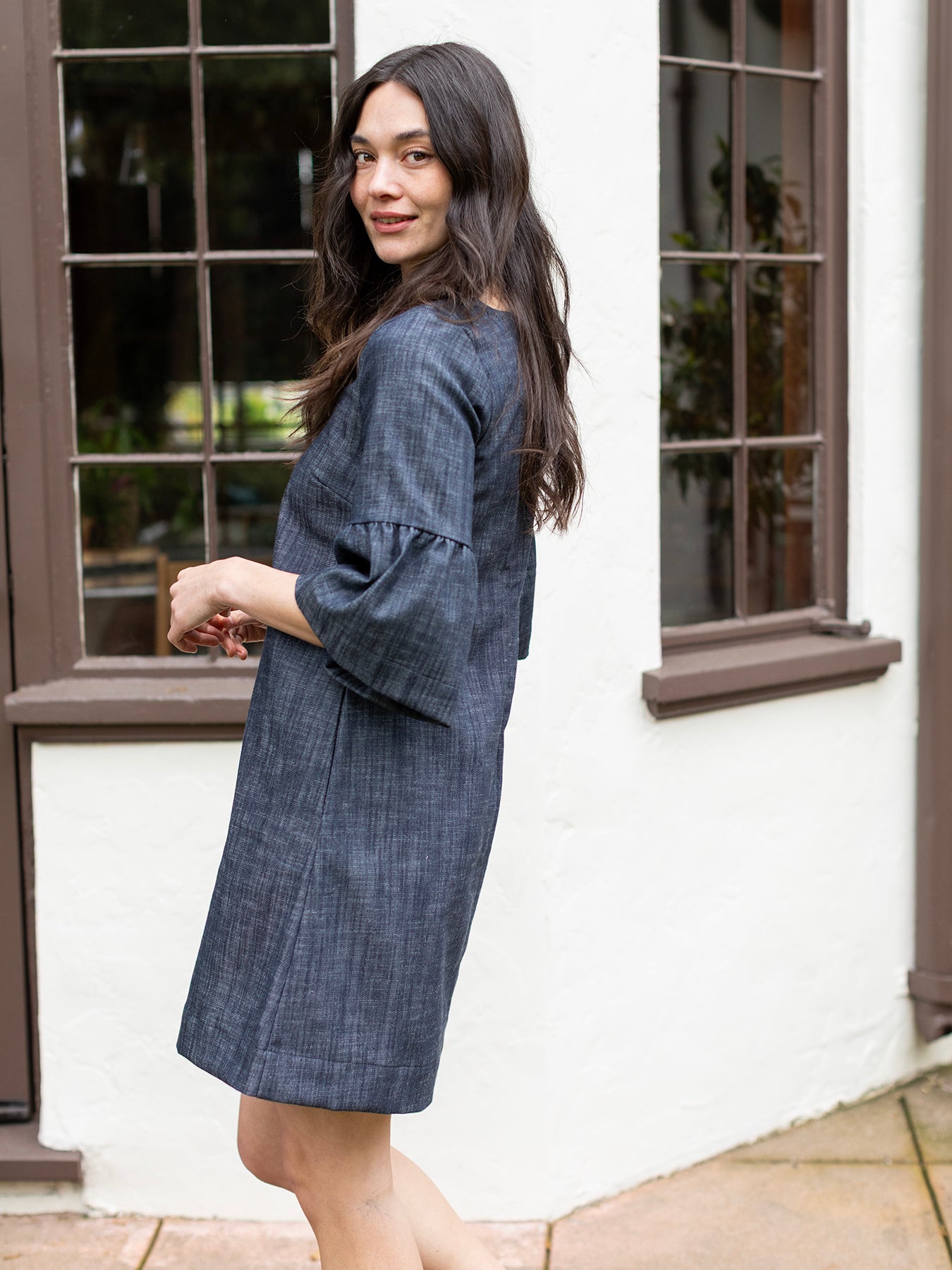 VERA dress Denim - Lesley Evers - Black - black dress - Dress