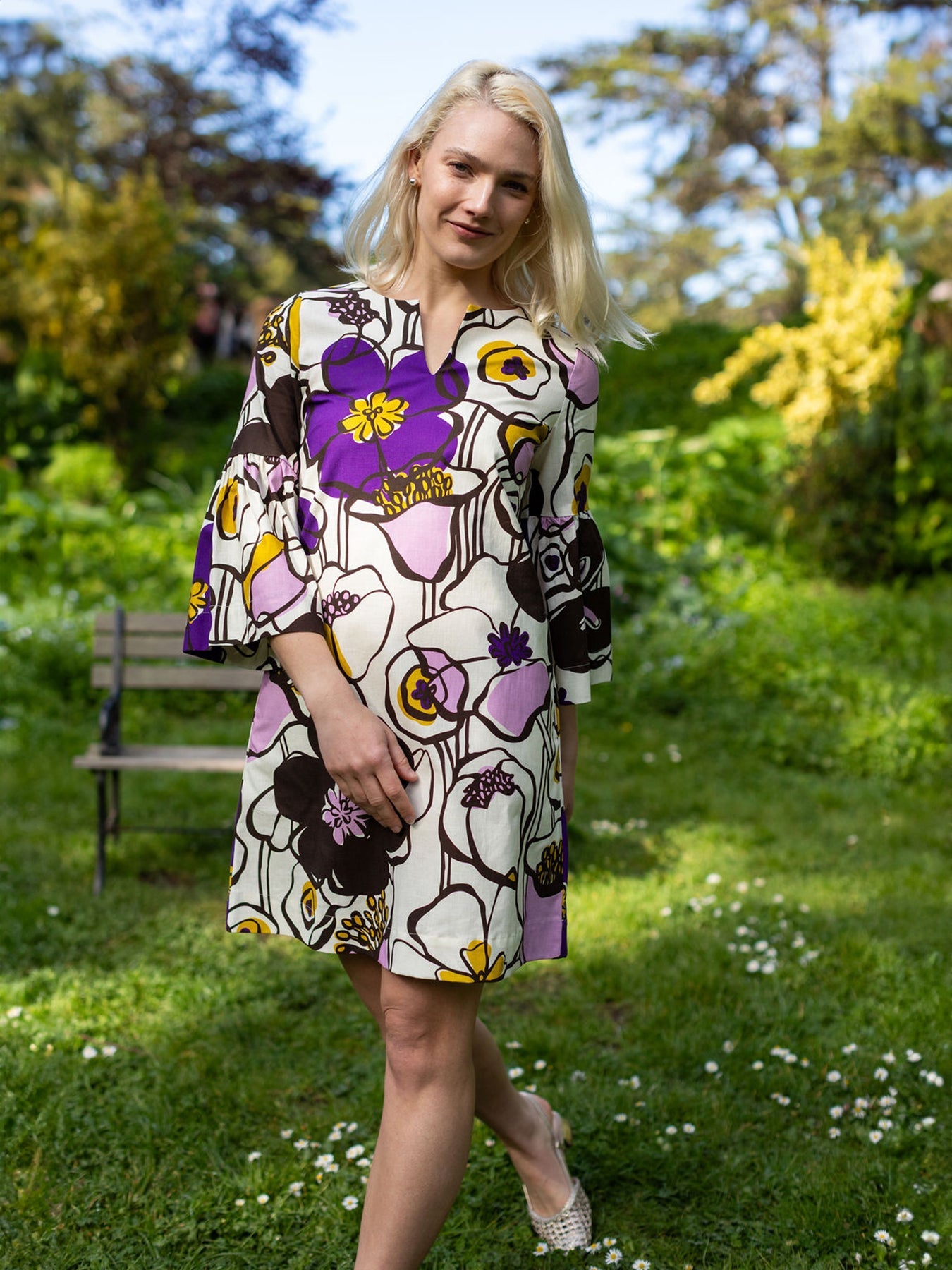 VERA dress Full Bloom Purple - Lesley Evers - Dress - Shop - Shop/All Products