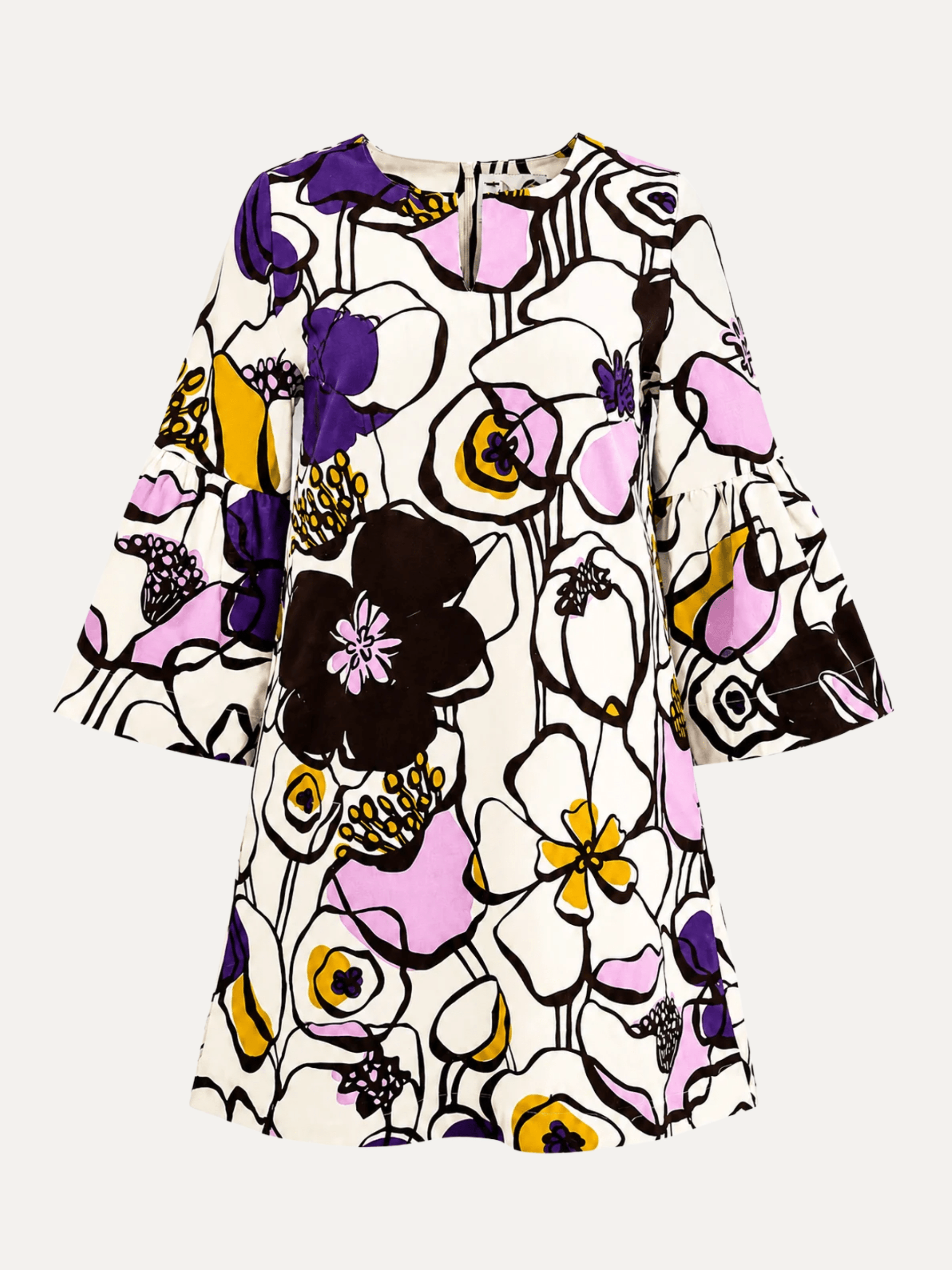 VERA dress Full Bloom Purple - Lesley Evers-Dress-new-Shop