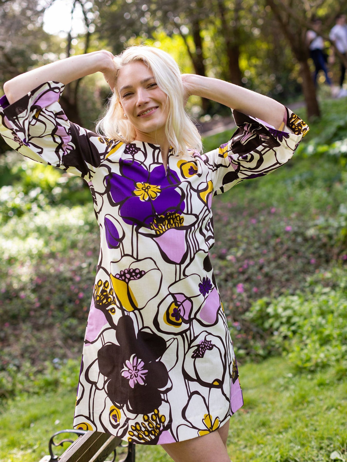 VERA dress Full Bloom Purple - Lesley Evers - Dress - Shop - Shop/All Products